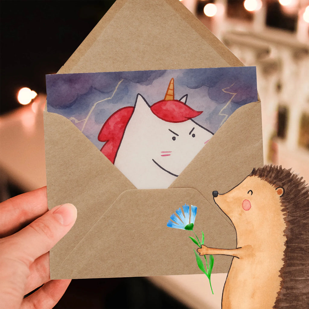 Deluxe Card unicorn Fury Design unicorn, unicorns, work, reality, office, announcement, colleg gift, office gift, listless, angry, Unicorn, stupid questions