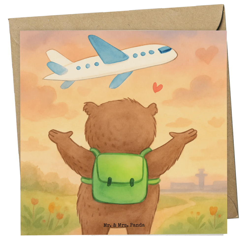 Deluxe Karte Bär Flugzeug Design Karte, Grußkarte, Klappkarte, Einladungskarte, Glückwunschkarte, Hochzeitskarte, Geburtstagskarte, Hochwertige Grußkarte, Hochwertige Klappkarte, Liebe, Partner, Freund, Freundin, Ehemann, Ehefrau, Heiraten, Verlobung, Heiratsantrag, Liebesgeschenk, Jahrestag, Hocheitstag, Valentinstag, Geschenk für Frauen, Hochzeitstag, Mitbringsel, Geschenk für Freundin, Geschenk für Partner, Liebesbeweis, für Männer, für Ehemann