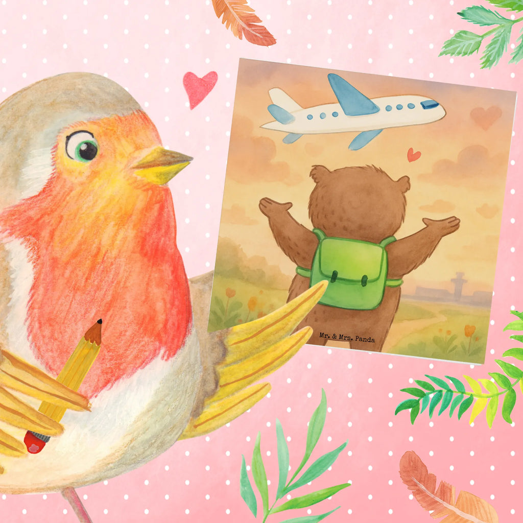 Deluxe Karte Bär Flugzeug Design Karte, Grußkarte, Klappkarte, Einladungskarte, Glückwunschkarte, Hochzeitskarte, Geburtstagskarte, Hochwertige Grußkarte, Hochwertige Klappkarte, Liebe, Partner, Freund, Freundin, Ehemann, Ehefrau, Heiraten, Verlobung, Heiratsantrag, Liebesgeschenk, Jahrestag, Hocheitstag, Valentinstag, Geschenk für Frauen, Hochzeitstag, Mitbringsel, Geschenk für Freundin, Geschenk für Partner, Liebesbeweis, für Männer, für Ehemann