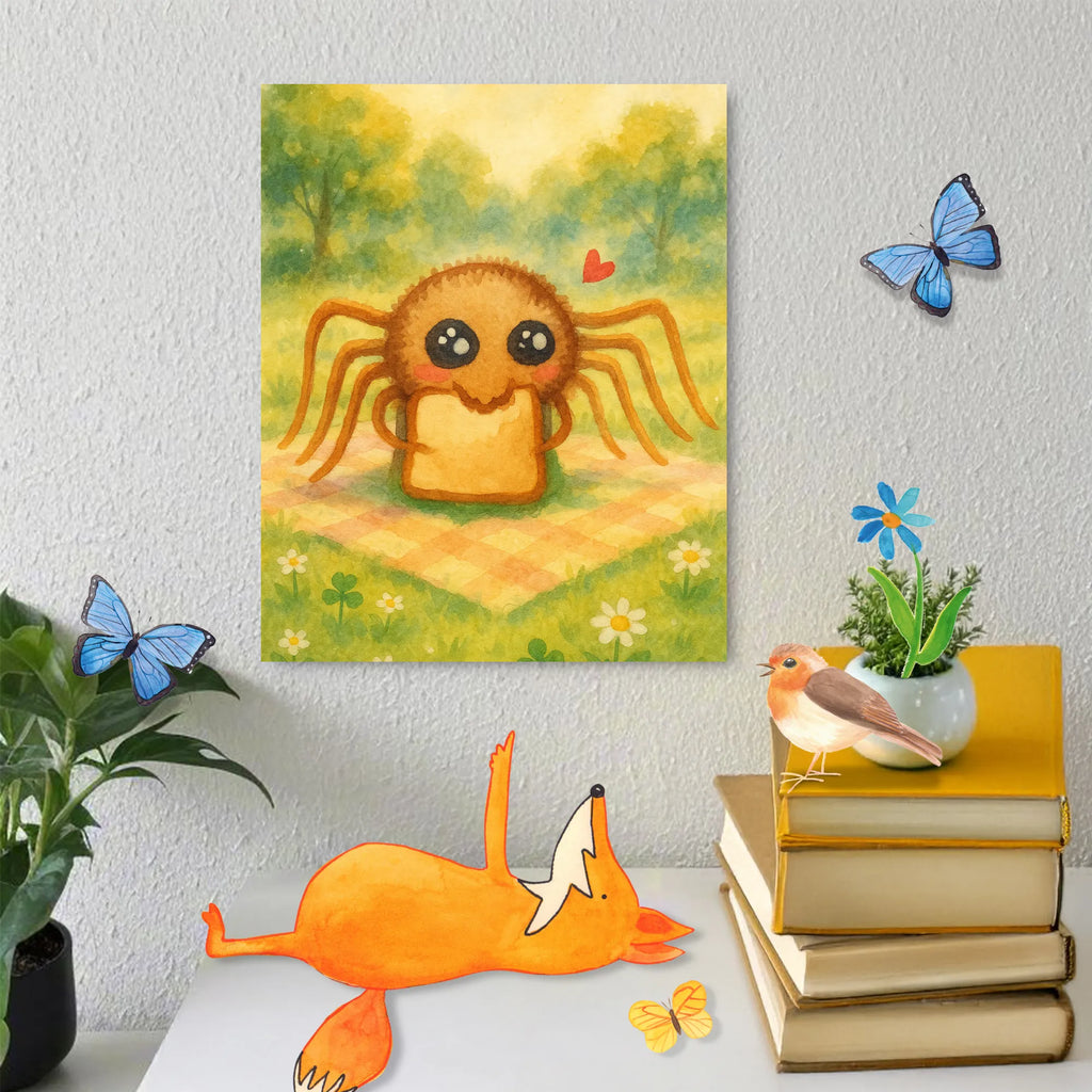 Paint by Numbers Spider Agathe Sandwich Design Kunstwerk, DIY, Ausmalbild, Malen nach Zahlen, Bastelidee, Künstler, Malen, Baseln, Kreativität, Spinne Agathe, Spinne, Agathe, Videos, Merchandise, Lebensfreude, Glück, Hunger, Hungrig, Verfressen, Alles wird gut, Mut