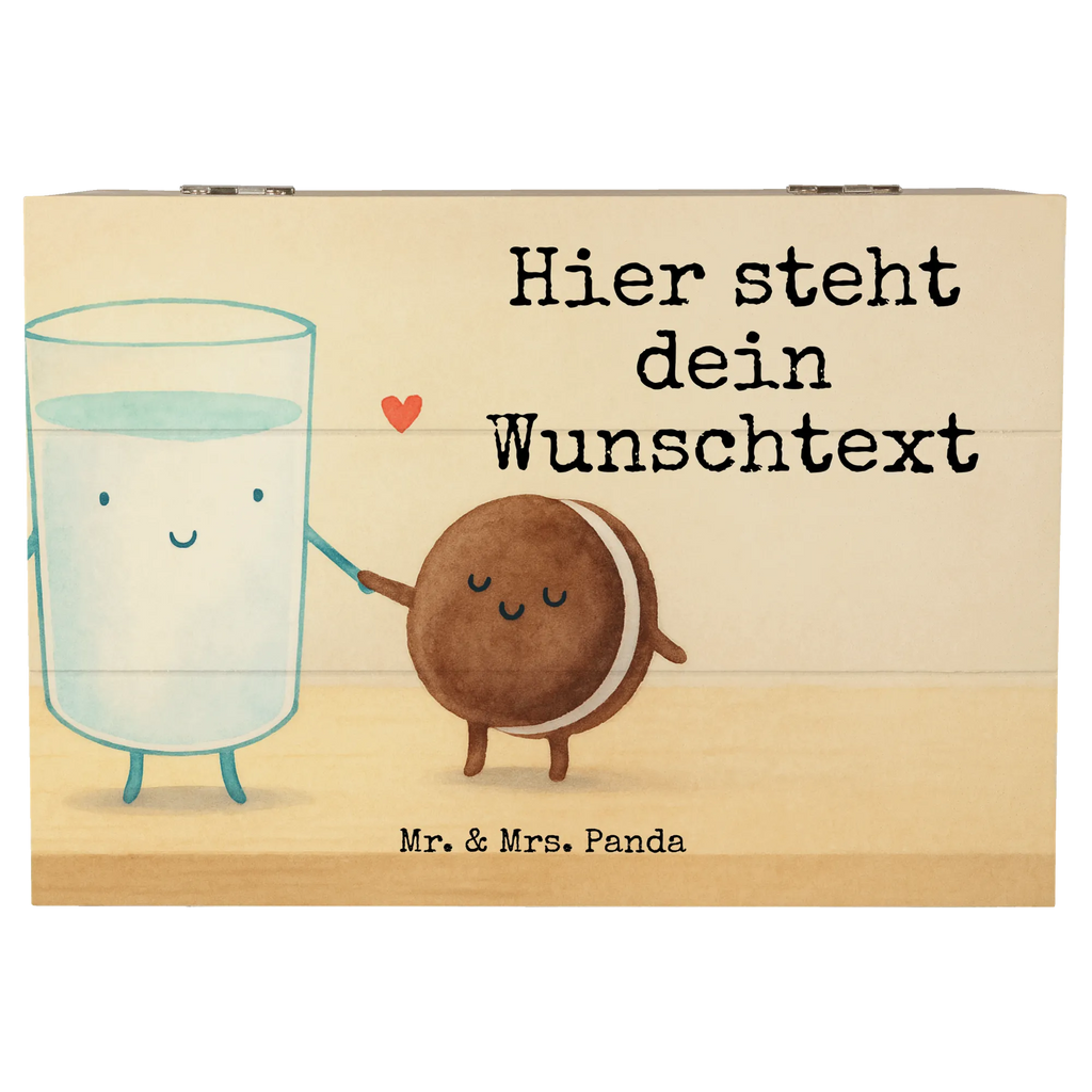 Personalisierte Holzkiste Milch Keks Design Truhe Personalisiert, Erinnerungskiste, Holzkiste mit Namen, GEschenkdose personalisiert, Erinnerungsbox Personalisiert, Holzkiste Personalisiert, Schatulle mit Namen, Kiste Personalisiert, Kiste mit Namen, Geschenkbox personalisiert, Schatzkiste Personalisiert, Dekokiste mit Namen, Aufbewahrungsbox Personalisiert, Aufbewahrungsbox mit Namen, Truhe mit Namen, Erinnerungskiste Personalisiert, Erinnerungsbox mit Namen, mit Namen, Schatulle Personalisiert, Dekokiste Personalisiert, Schatzkiste mit Namen, Tiermotive, Gute Laune, lustige Sprüche, Tiere, Motiv süß, Kekse, Milk, Kaffee, perfektes Paar, Milch, Keks, Einladung Frühstück, romantisch, Cookie