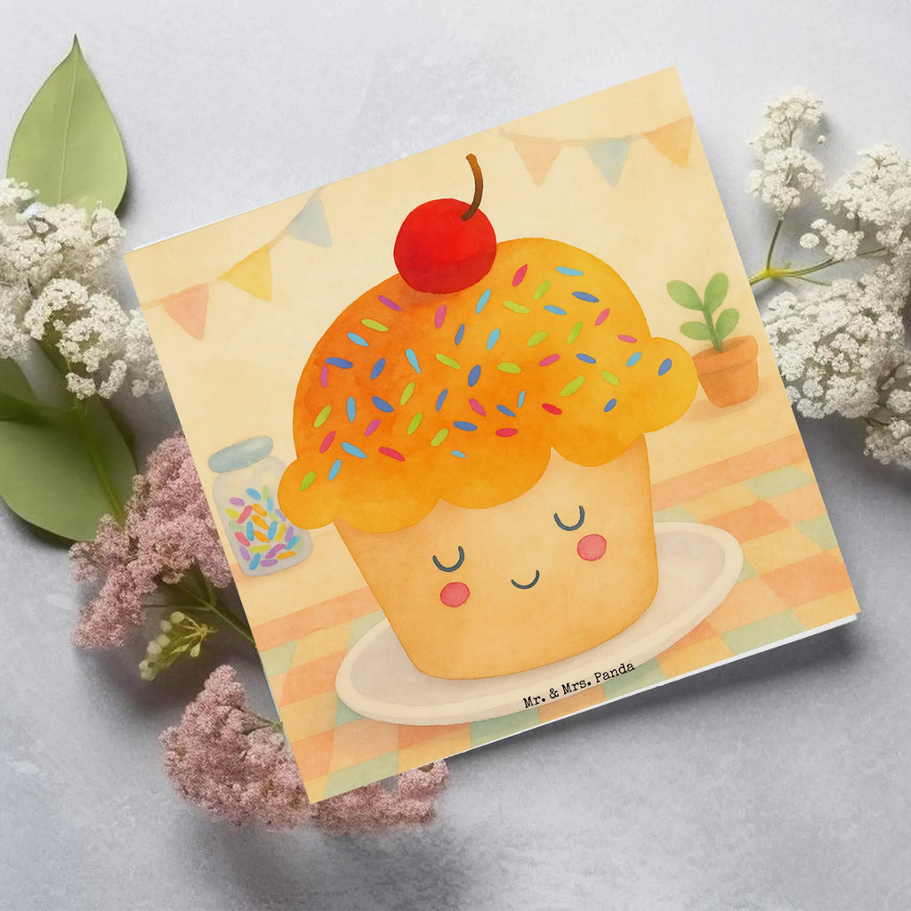 Deluxe Card Cupcake Design small animals, cute, funny, cute animal motives, hand drawn, small world, funny sayings, good mood, happy, gifts, gift ideas, special gifts, animal lover, card, Cupcakes, Baking Present, Kitchen Saying, Wonder, Muffin, Motivation Sayings, Present Cook, Kitchen Decoration