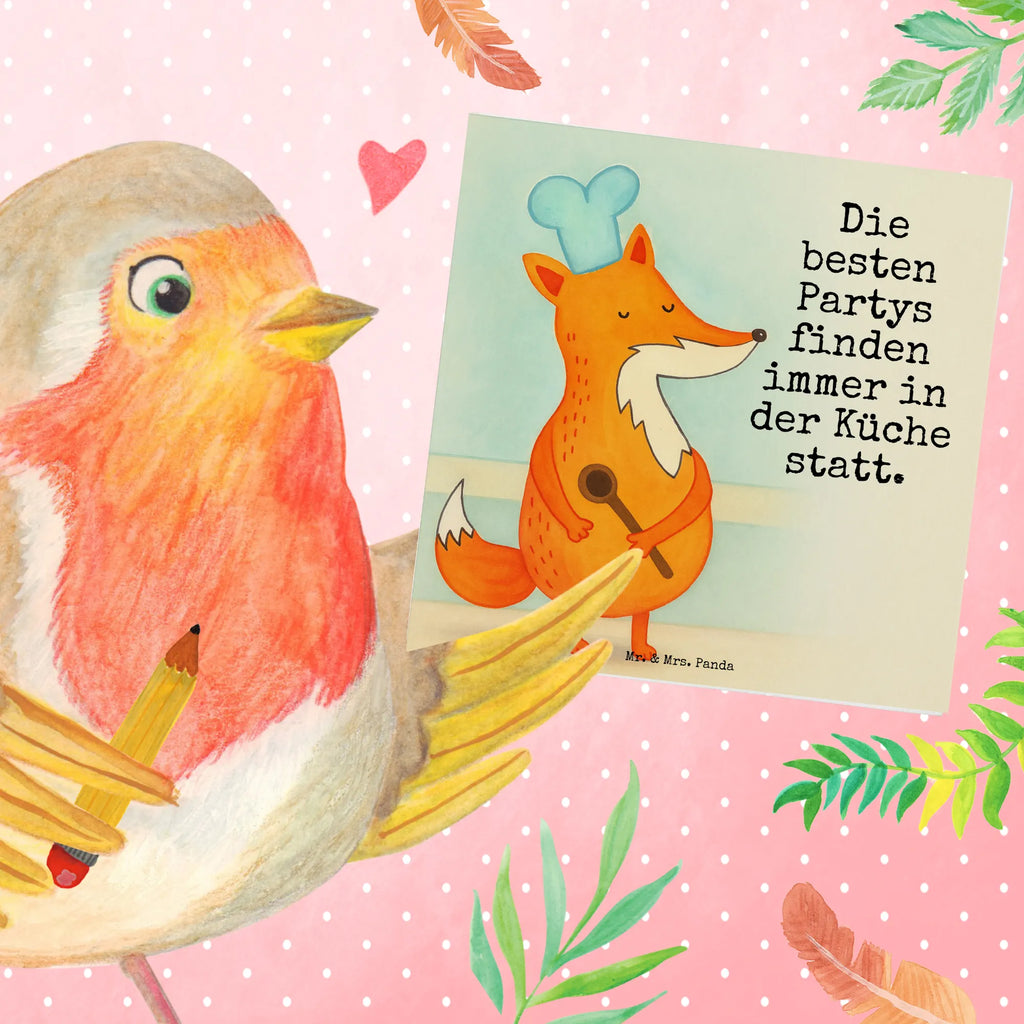 Deluxe Karte Fuchs Koch Design Karte, Grußkarte, Klappkarte, Einladungskarte, Glückwunschkarte, Hochzeitskarte, Geburtstagskarte, Hochwertige Grußkarte, Hochwertige Klappkarte, Fuchs, Füchse, Koch Geschenk, Küche Spruch, Küche Deko, Köche, Bäcker, Party Spruch, Spruch lustig, witzig