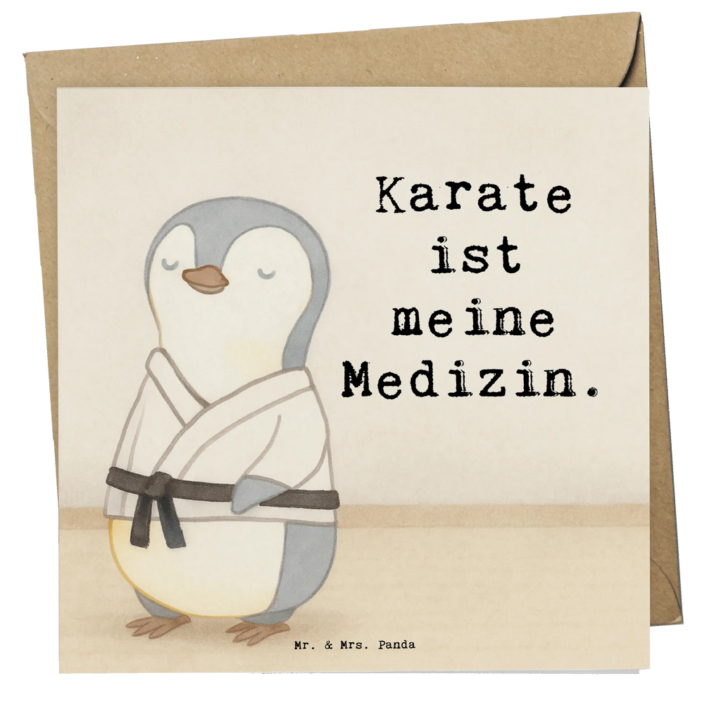 Deluxe Karte Pinguin Karate Design Glückwunschkarte, Hochwertige Klappkarte, Hochwertige Grußkarte, Hochzeitskarte, Karte, Geburtstagskarte, Grußkarte, Klappkarte, Einladungskarte, Geschenk, Sport, Sportart, Hobby, Schenken, Danke, Dankeschön, Auszeichnung, Gewinn, Sportler, Karate Verein, Selbstverteidigung, Kampfkunst, Karate, Kampfsportart