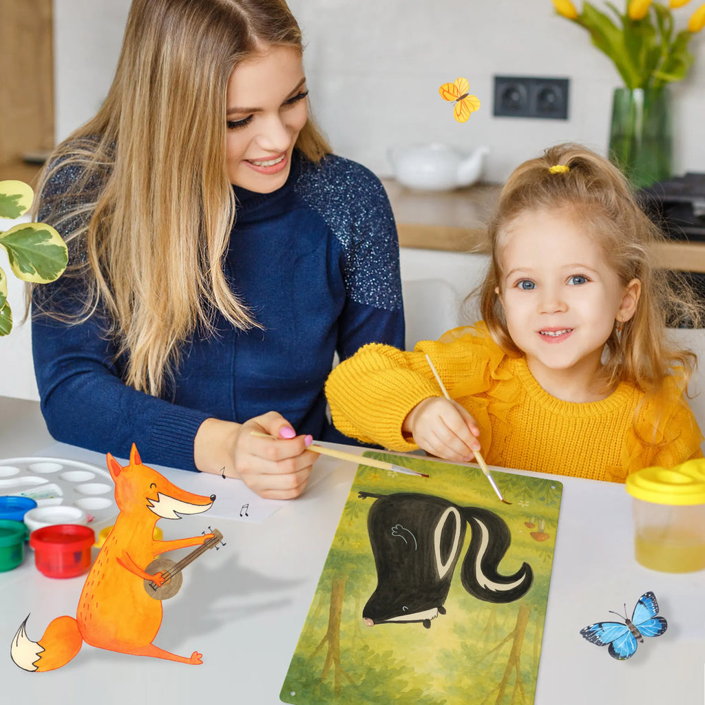 Malen nach Zahlen Metallschild Stinktier Sitzen Design Künstler, Malen nach Zahlen, Kunstwerk, DIY, Malen, Baseln, Kreativität, Ausmalbild, Bastelidee, Stinktier, Skunk, Stinki, Stinker, Wildtier, Besserwisser, Spruch, Recht, Raubtier, Büro