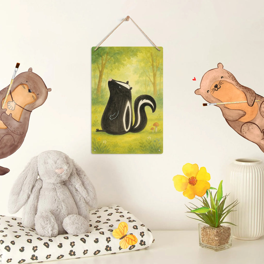 Malen nach Zahlen Metallschild Stinktier Sitzen Design Künstler, Malen nach Zahlen, Kunstwerk, DIY, Malen, Baseln, Kreativität, Ausmalbild, Bastelidee, Stinktier, Skunk, Stinki, Stinker, Wildtier, Besserwisser, Spruch, Recht, Raubtier, Büro