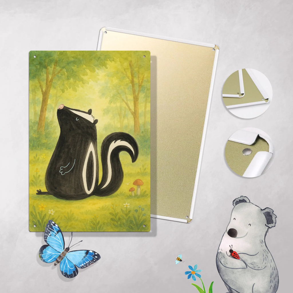 Malen nach Zahlen Metallschild Stinktier Sitzen Design Künstler, Malen nach Zahlen, Kunstwerk, DIY, Malen, Baseln, Kreativität, Ausmalbild, Bastelidee, Stinktier, Skunk, Stinki, Stinker, Wildtier, Besserwisser, Spruch, Recht, Raubtier, Büro