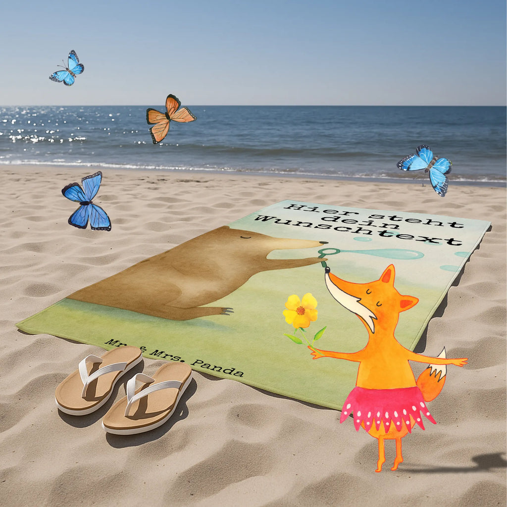 Personalisiertes Badehandtuch Bär Seifenblasen Design Strandtuch mit Namen, Personalisiertes Badetuch, Saunatuch mit Namen, Personalisiertes Handtuch, Duschtuch mit Namen, Kinder Handtuch mit Namen, Badetuch mit Namen, Bär, Teddy, Teddybär, Seifenblasen Bär Lustig Sein Glücklich Traurig Happy