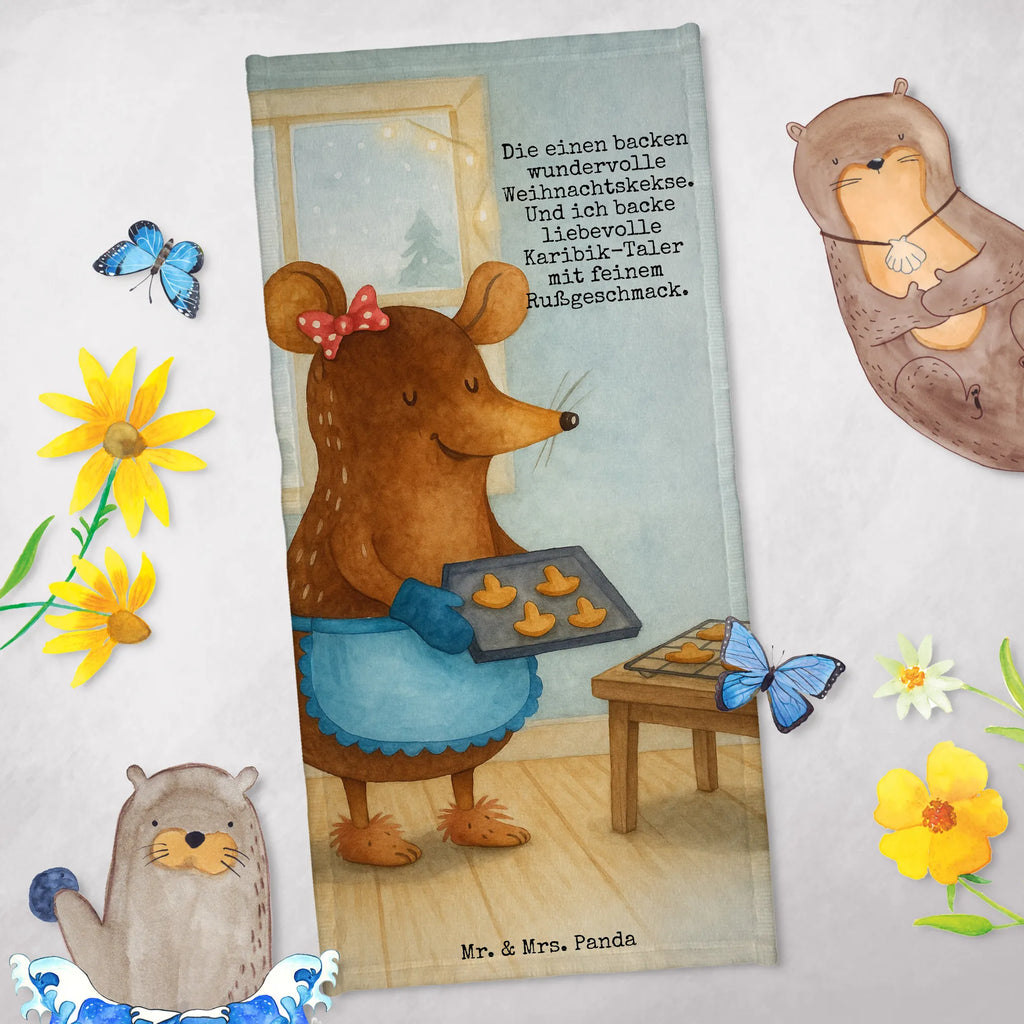 Badehandtuch Maus Kekse Design Strandtuch, Badetuch, Duschtuch, Saunatuch, Kinder Handtuch, Winter, Weihnachten, Weihnachtsdeko, Nikolaus, Advent, Heiligabend, Wintermotiv, Weihnachtsbäckerei, backen, Kekse, Maus, Weihnachtskekse, Plätzchen, Chaosqueen