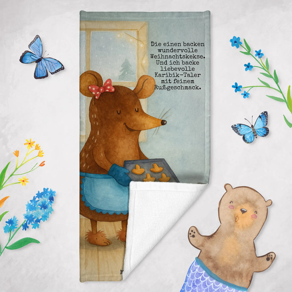 Badehandtuch Maus Kekse Design Strandtuch, Badetuch, Duschtuch, Saunatuch, Kinder Handtuch, Winter, Weihnachten, Weihnachtsdeko, Nikolaus, Advent, Heiligabend, Wintermotiv, Weihnachtsbäckerei, backen, Kekse, Maus, Weihnachtskekse, Plätzchen, Chaosqueen