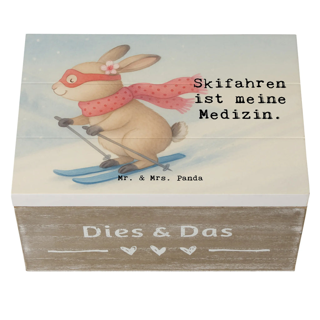 Holzkiste Hase Skifahren Design Aufbewahrungsbox, Truhe, Geschenkbox, Erinnerungskiste, Holzkiste, Geschenkdose, Kiste, Erinnerungsbox, Schatzkiste, Dekokiste, Schatulle, XXL, Geschenk, Sport, Sportart, Hobby, Schenken, Danke, Dankeschön, Auszeichnung, Gewinn, Sportler, Skiwettbewerb, Ski fahren, Skirennen, Skifahren, Skisport
