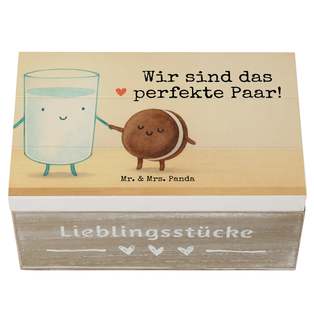 Holzkiste Milch Keks Design Holzkiste, Schatulle, Erinnerungsbox, Geschenkdose, Kiste, Schatzkiste, Dekokiste, Geschenkbox, Aufbewahrungsbox, Truhe, Erinnerungskiste, XXL, Tiermotive, Gute Laune, lustige Sprüche, Tiere, Milk, Kekse, Cookie, romantisch, Motiv süß, perfektes Paar, Keks, Milch, Einladung Frühstück, Kaffee