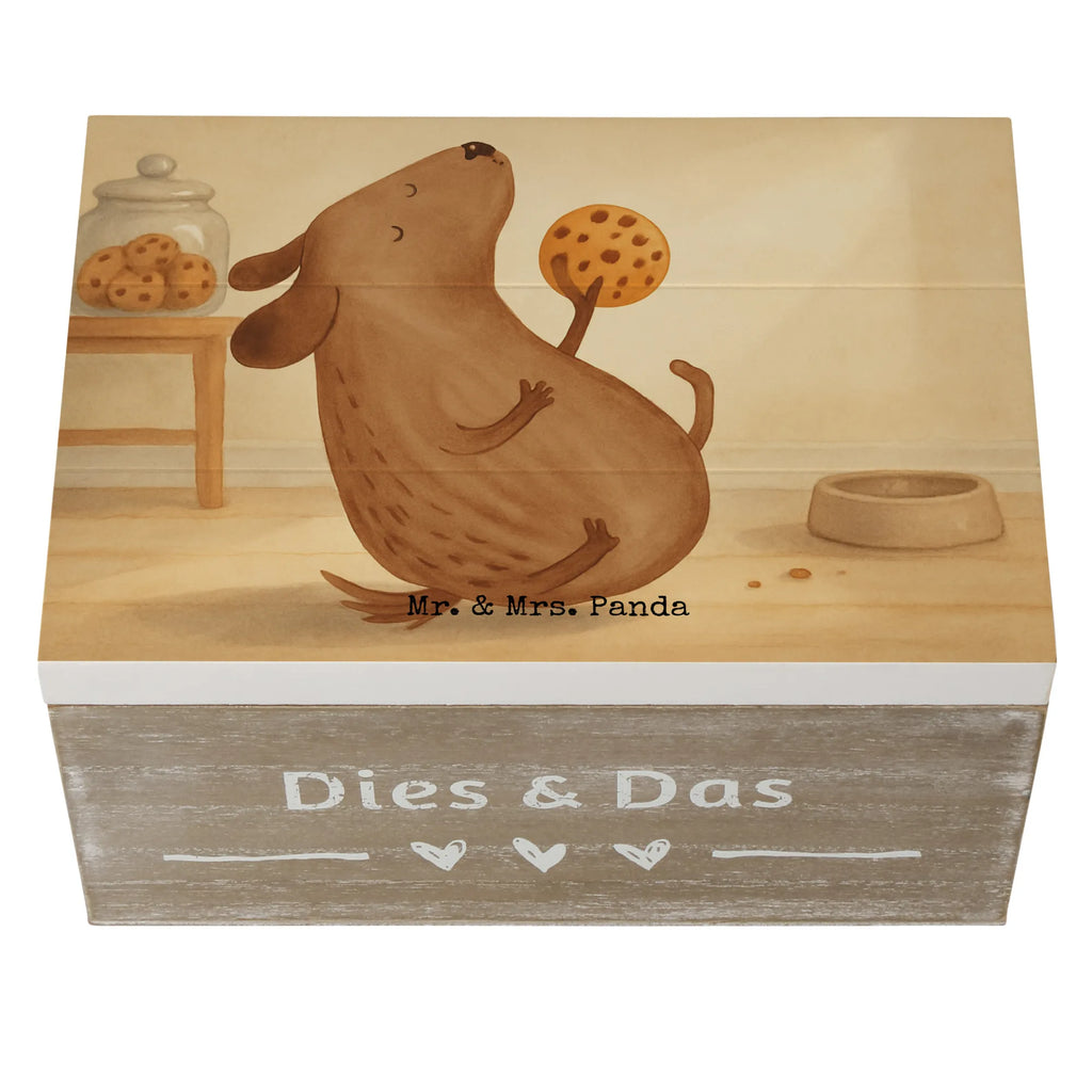 Skrzynia drewniana pies ciastko Design Pies, motyw psa, zwierzę domowe, rasa psa, miłośnik zwierząt, właściciel psa, powiedzenia