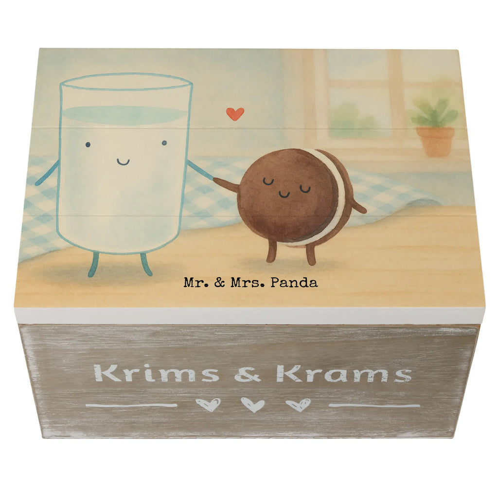 Holzkiste Milch Keks Design Holzkiste, Schatulle, Erinnerungsbox, Geschenkdose, Kiste, Schatzkiste, Dekokiste, Geschenkbox, Aufbewahrungsbox, Truhe, Erinnerungskiste, XXL, Tiermotive, Gute Laune, lustige Sprüche, Tiere, Milk, Kekse, Cookie, romantisch, Motiv süß, perfektes Paar, Keks, Milch, Einladung Frühstück, Kaffee