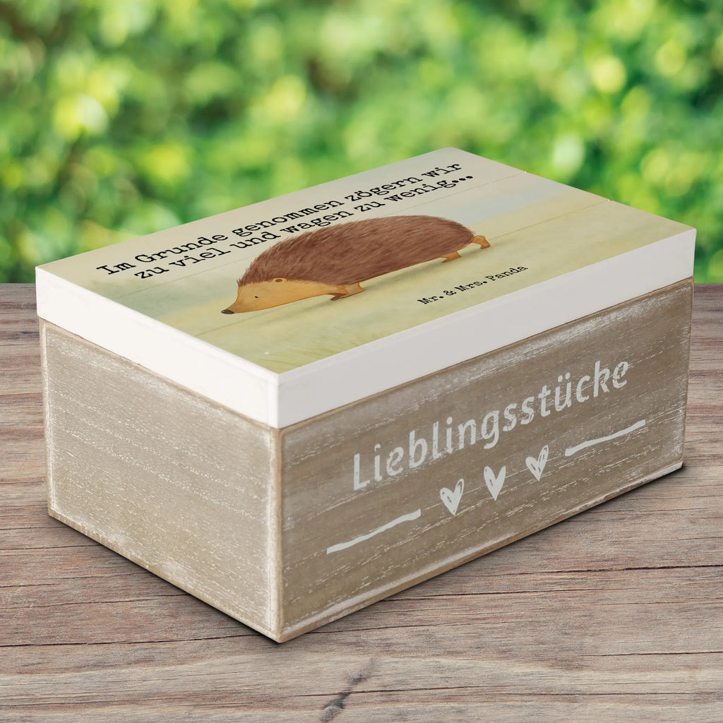 Skrzynia drewniana jeż serca Design Holzkiste, Dekokiste, Erinnerungskiste, Aufbewahrungsbox, Geschenkdose, Geschenkbox, Erinnerungsbox, Kiste, Schatzkiste, XXL, Truhe, Schatulle, Tiermotive, Gute Laune, lustige Sprüche, Tiere, Vertrauen, Igel, Liebe, Kuss, Leben, Herz, Herzen