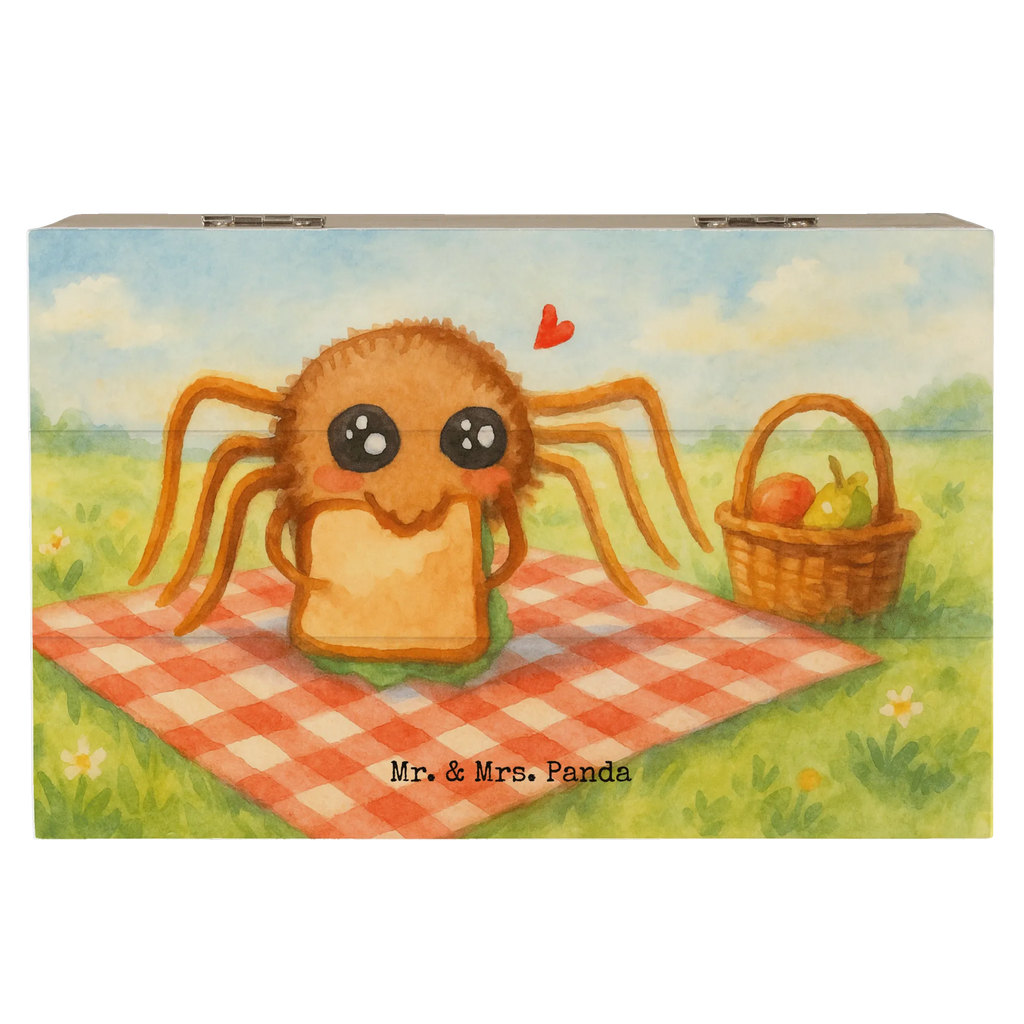 Holzkiste Spinne Agathe Sandwich Design Dekokiste, Schatzkiste, Aufbewahrungsbox, Schatulle, Erinnerungskiste, Geschenkdose, Holzkiste, XXL, Geschenkbox, Kiste, Erinnerungsbox, Truhe, Spinne Agathe, Spinne, Agathe, Videos, Merchandise, Mut, Lebensfreude, Alles wird gut, Hunger, Glück, Verfressen, Hungrig