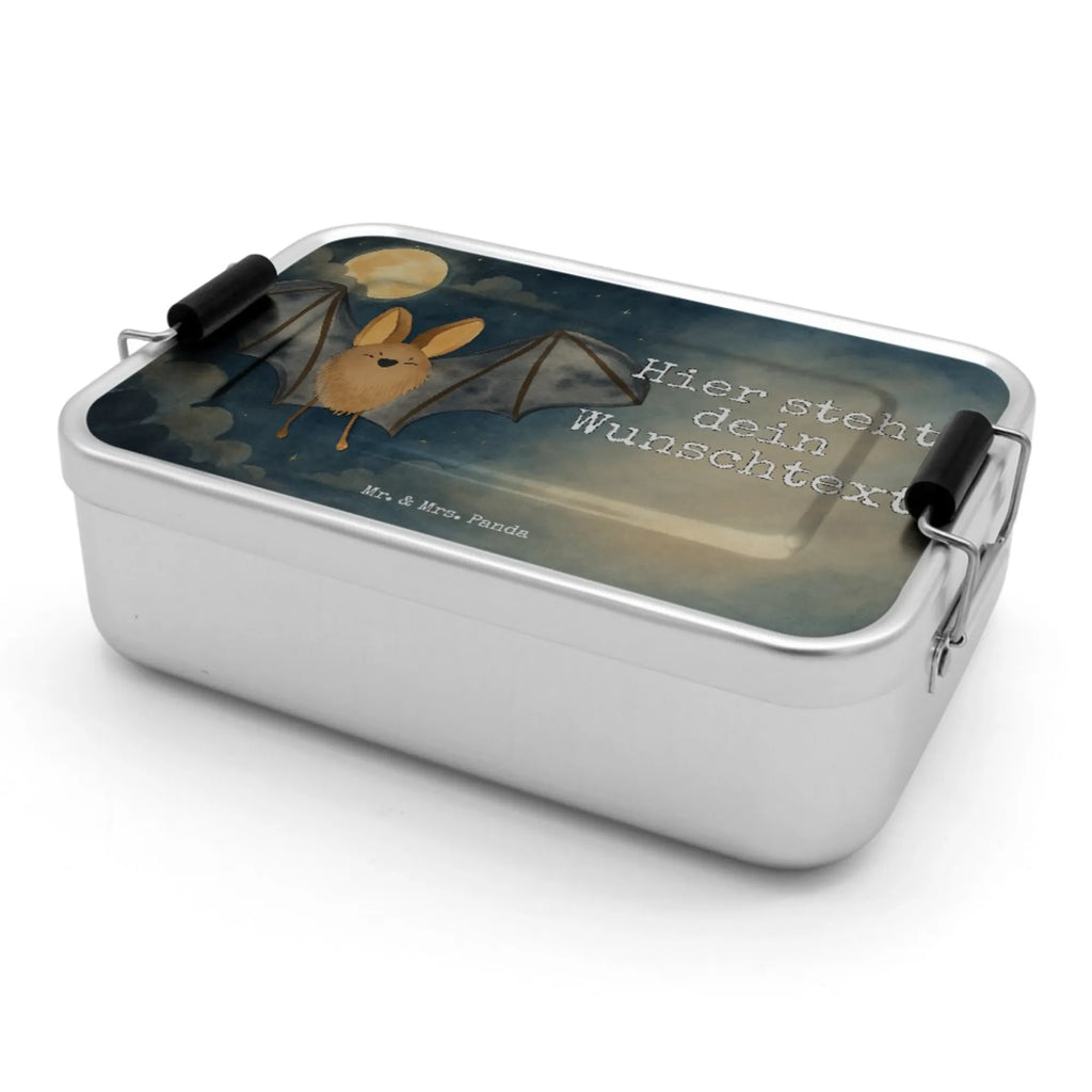 Personalized Metal Lunch Box bat wing Design Kindergarten, Brotdose, Brotdose mit Namen, Geschenk mit Namen, Brotbox, Schule, Brotbox mit Namen, Uni, Tiermotive, Gute Laune, lustige Sprüche, Tiere