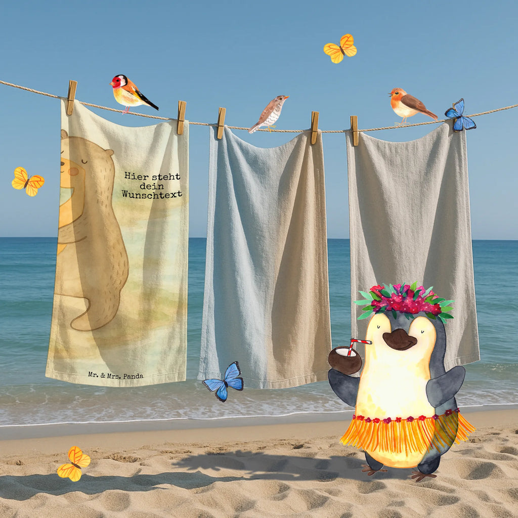 Personalisiertes Badehandtuch Otter Bauch Design Saunatuch mit Namen, Kinder Handtuch mit Namen, Strandtuch mit Namen, Duschtuch mit Namen, Badetuch mit Namen, Personalisiertes Badetuch, Personalisiertes Handtuch, Otter, Fischotter, Seeotter, Otter Seeotter See Otter