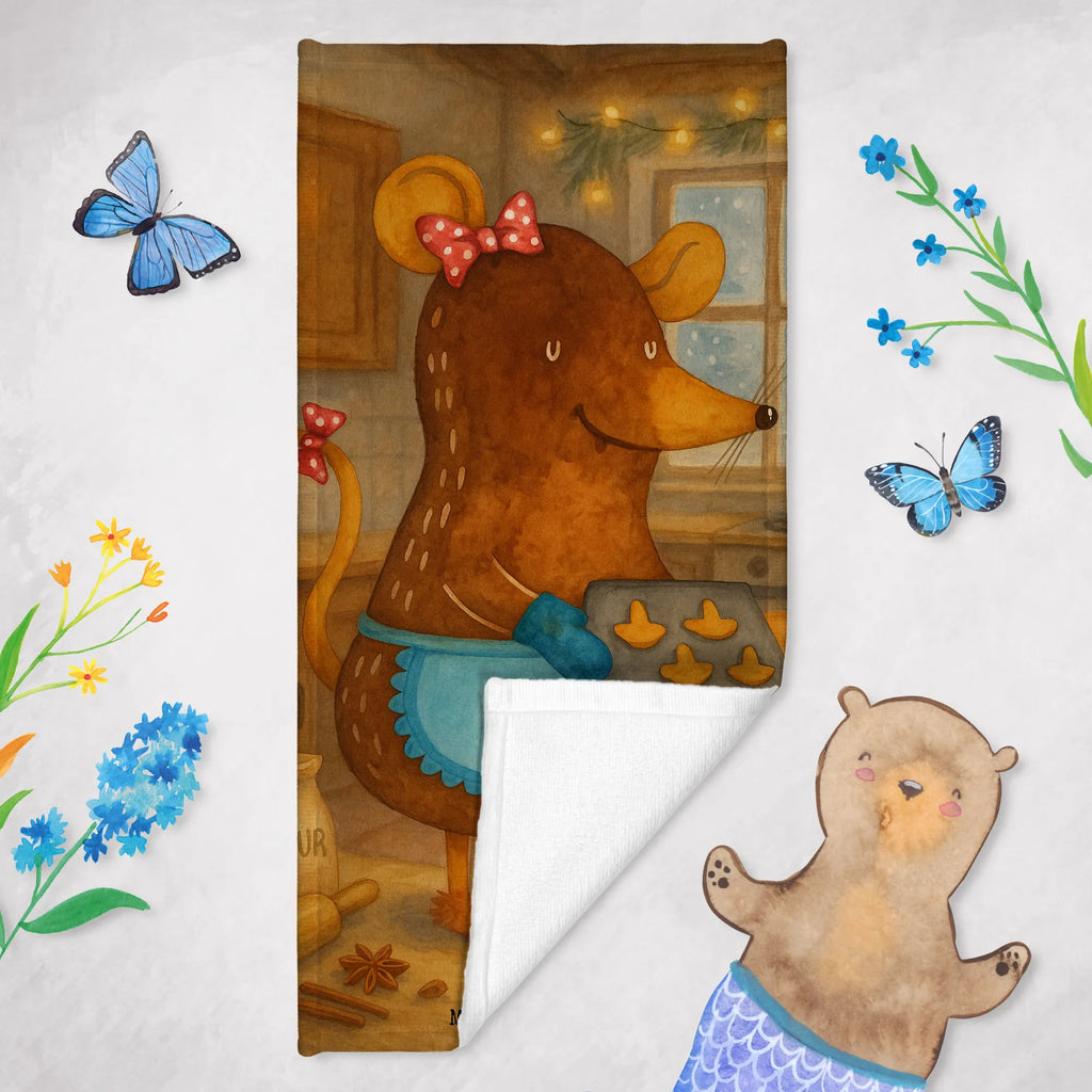 Badehandtuch Maus Kekse Design Strandtuch, Badetuch, Duschtuch, Saunatuch, Kinder Handtuch, Winter, Weihnachten, Weihnachtsdeko, Nikolaus, Advent, Heiligabend, Wintermotiv, Weihnachtsbäckerei, backen, Kekse, Maus, Weihnachtskekse, Plätzchen, Chaosqueen