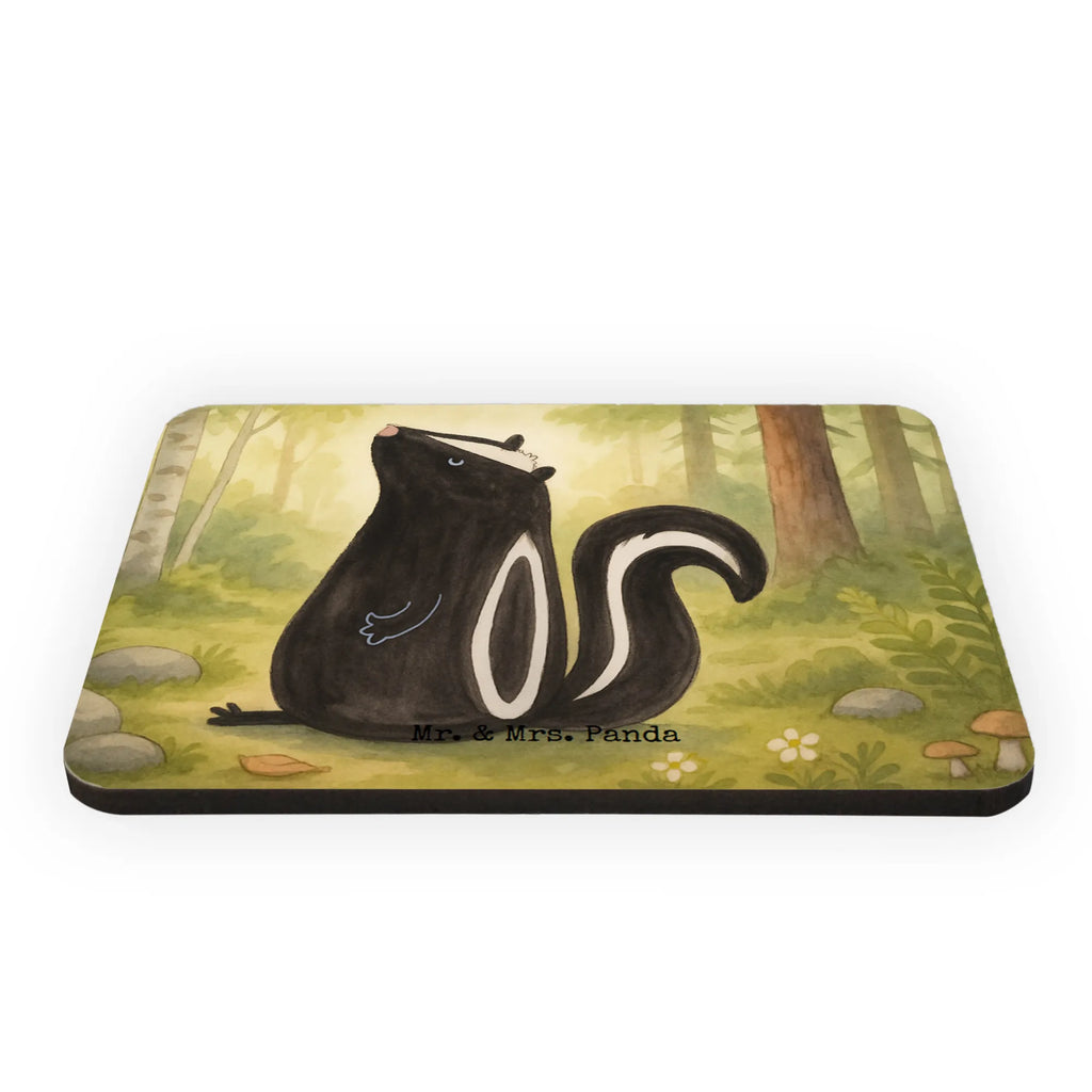 Magnet Stinktier Sitzen Design Notiz Magnet, Souvenir Magnet, Whiteboard Magnet, Pinnwandmagnet, Kühlschrank Dekoration, Kühlschrankmagnet, Dekomagnet, Motivmagnete, Stinktier, Skunk, Raubtier, Besserwisser, Stinki, Recht, Wildtier, Spruch, Büro, Stinker