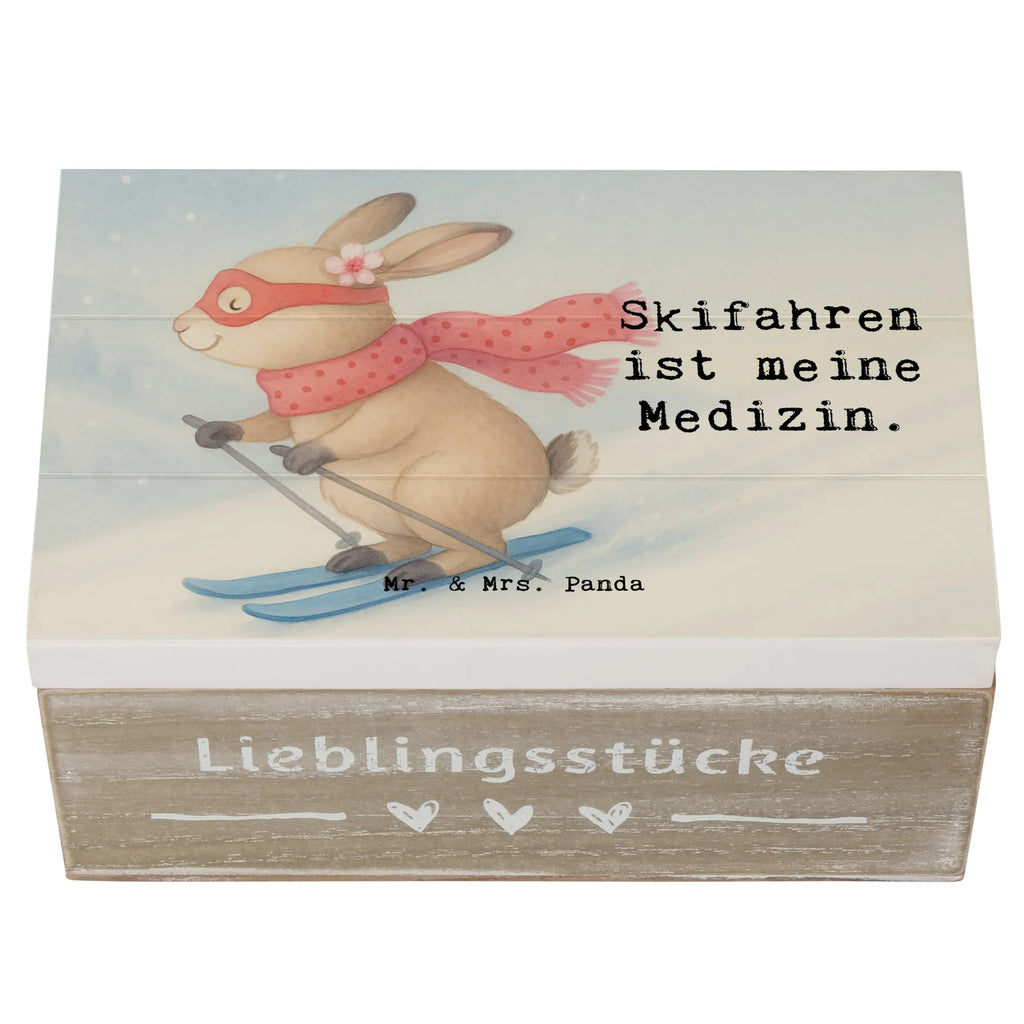Holzkiste Hase Skifahren Design Aufbewahrungsbox, Truhe, Geschenkbox, Erinnerungskiste, Holzkiste, Geschenkdose, Kiste, Erinnerungsbox, Schatzkiste, Dekokiste, Schatulle, XXL, Geschenk, Sport, Sportart, Hobby, Schenken, Danke, Dankeschön, Auszeichnung, Gewinn, Sportler, Skiwettbewerb, Ski fahren, Skirennen, Skifahren, Skisport