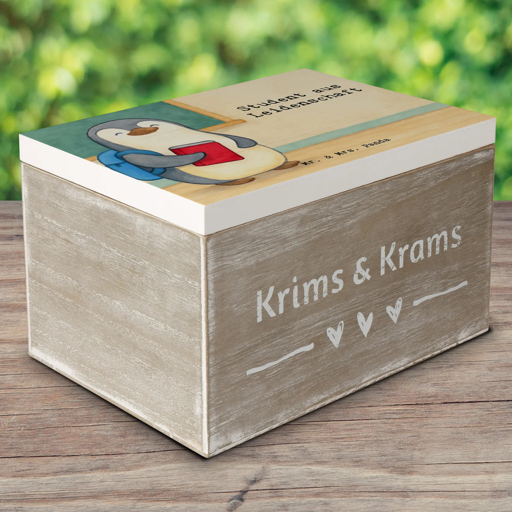Holzkiste Student Leidenschaft Design Schatzkiste, Erinnerungsbox, Truhe, Holzkiste, Geschenkdose, Geschenkbox, Dekokiste, Schatulle, Erinnerungskiste, XXL, Kiste, Aufbewahrungsbox, Beruf, Ausbildung, Jubiläum, Abschied, Rente, Kollege, Kollegin, Geschenk, Schenken, Arbeitskollege, Mitarbeiter, Firma, Danke, Dankeschön