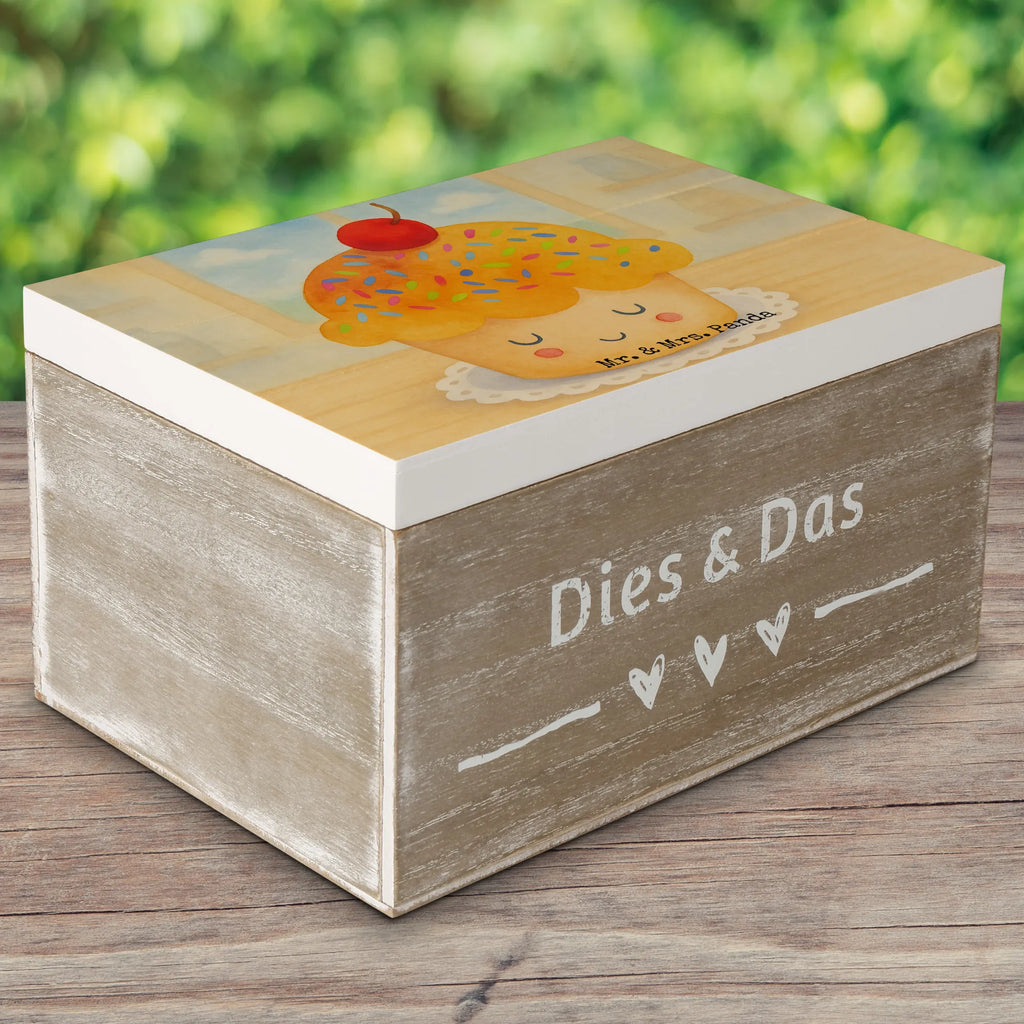 Holzkiste Cupcake Design Erinnerungsbox, Dekokiste, Schatulle, Aufbewahrungsbox, Truhe, Holzkiste, XXL, Schatzkiste, Geschenkdose, Erinnerungskiste, Geschenkbox, Kiste, Tiermotive, Gute Laune, lustige Sprüche, Tiere, Küche Deko, Backen Geschenk, Wunder, Motivation Sprüche, Cupcakes, Küche Spruch, Geschenk Koch, Muffin