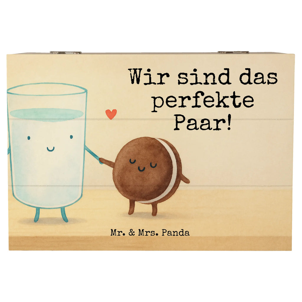 Holzkiste Milch Keks Design Holzkiste, Schatulle, Erinnerungsbox, Geschenkdose, Kiste, Schatzkiste, Dekokiste, Geschenkbox, Aufbewahrungsbox, Truhe, Erinnerungskiste, XXL, Tiermotive, Gute Laune, lustige Sprüche, Tiere, Milk, Kekse, Cookie, romantisch, Motiv süß, perfektes Paar, Keks, Milch, Einladung Frühstück, Kaffee