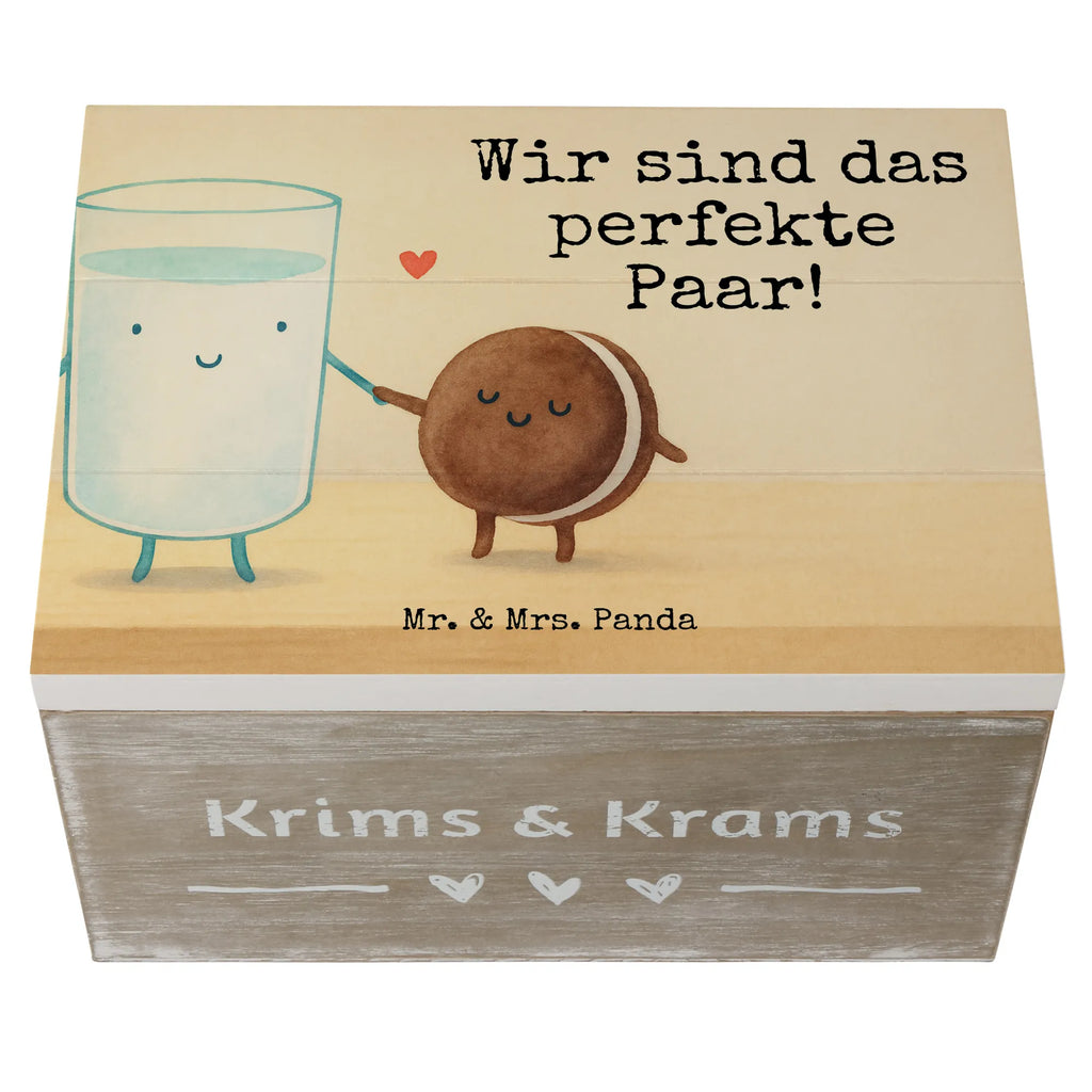 Holzkiste Milch Keks Design Holzkiste, Schatulle, Erinnerungsbox, Geschenkdose, Kiste, Schatzkiste, Dekokiste, Geschenkbox, Aufbewahrungsbox, Truhe, Erinnerungskiste, XXL, Tiermotive, Gute Laune, lustige Sprüche, Tiere, Milk, Kekse, Cookie, romantisch, Motiv süß, perfektes Paar, Keks, Milch, Einladung Frühstück, Kaffee
