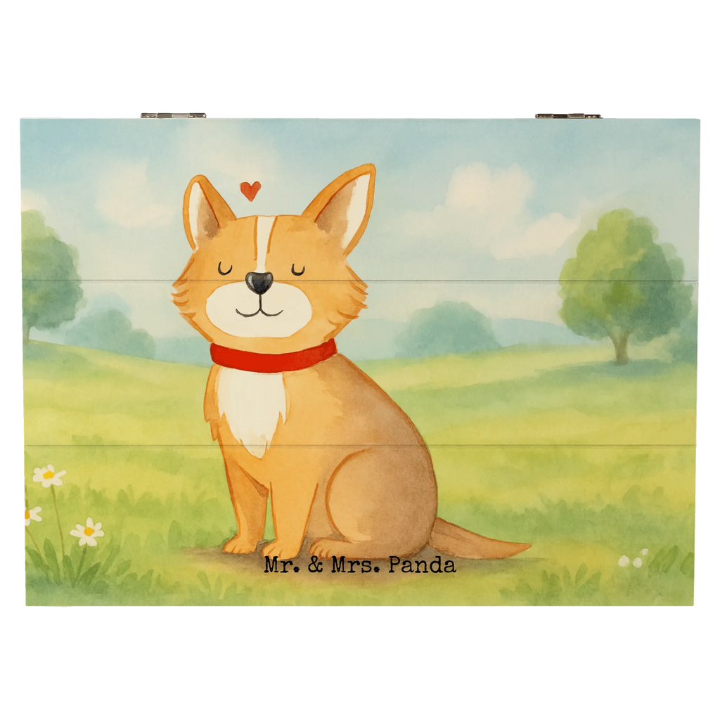 Holzkiste Hund Glück Design Holzkiste, Aufbewahrungsbox, Erinnerungskiste, Geschenkdose, Dekokiste, Erinnerungsbox, XXL, Geschenkbox, Truhe, Kiste, Schatzkiste, Schatulle, Hund, Hundemotiv, Haustier, Hunderasse, Tierliebhaber, Hundebesitzer, Sprüche, Liebe, Spruch, Hundemama, Corgie, Hundeliebe