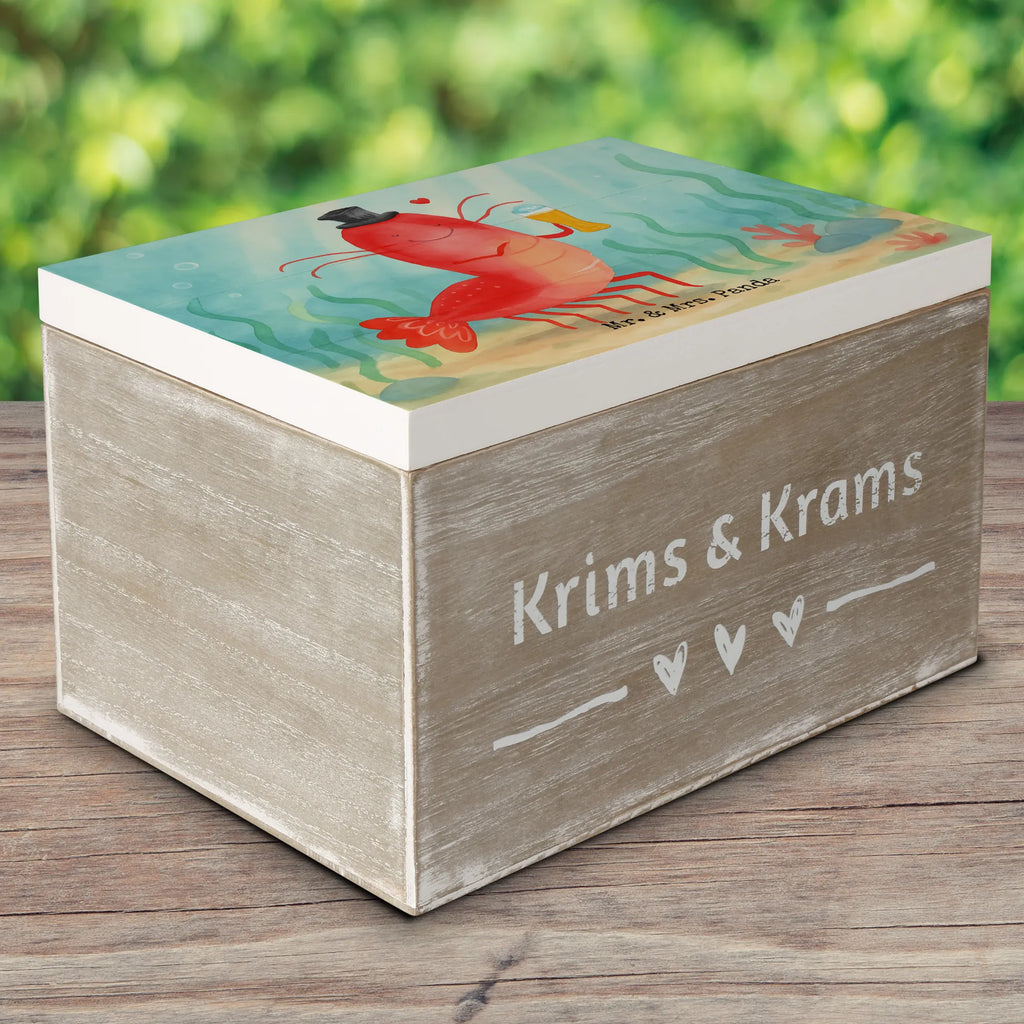 Holzkiste Hummer Weizen Design Dekokiste, Kiste, Geschenkbox, XXL, Truhe, Schatzkiste, Holzkiste, Schatulle, Erinnerungskiste, Geschenkdose, Erinnerungsbox, Aufbewahrungsbox, Meerestiere, Meer, Urlaub, Männerhaushalt, Junggeselle, Bierliebhaber, Bier, Garnelen, Garnele, Kochen, Wirtschaft, Kneipe, Junggesellin, Gasthaus