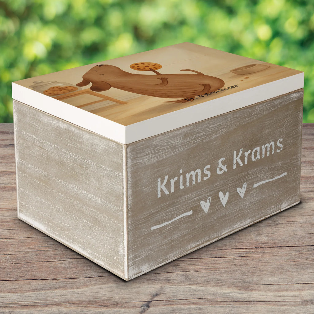 Skrzynia drewniana pies ciastko Design Pies, motyw psa, zwierzę domowe, rasa psa, miłośnik zwierząt, właściciel psa, powiedzenia