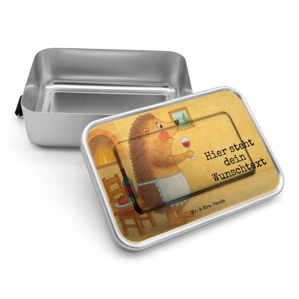 Personalisierte Metall Brotdose Igel Wein Design Brotdose mit Namen, Brotbox, Brotdose, Brotbox mit Namen, Schule, Kindergarten, Geschenk mit Namen, Uni, Tiermotive, Gute Laune, lustige Sprüche, Tiere, Igel, Rotwein, Geschenk Weintrinker, Wein Spruch, Weinglas, Geschenk Weinliebhaber, Weißwein, Wein Deko, Wein trinken