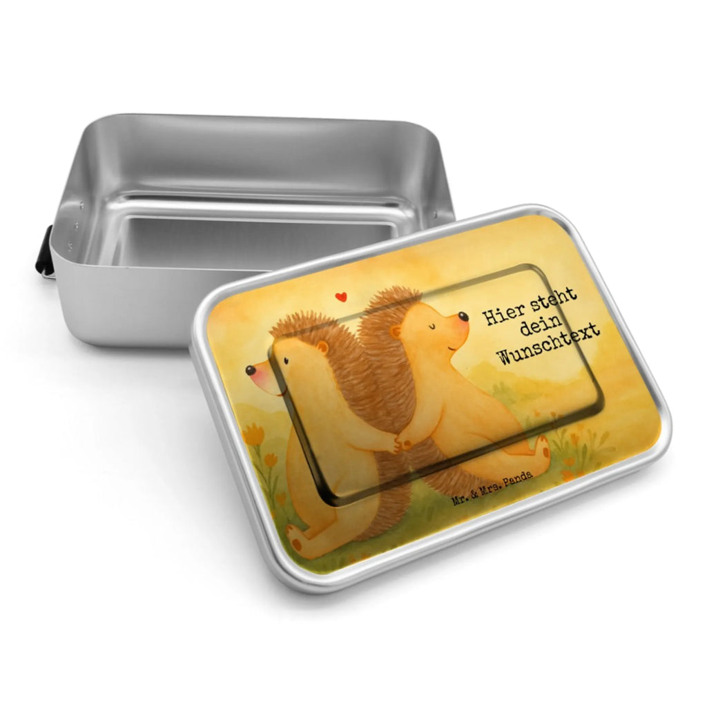Personalisierte Metall Brotdose Igel händchenhaltend Design Brotbox mit Namen, Brotbox, Kindergarten, Schule, Geschenk mit Namen, Brotdose, Uni, Brotdose mit Namen, Liebe, Partner, Freund, Freundin, Ehemann, Ehefrau, Heiraten, Verlobung, Heiratsantrag, Liebesgeschenk, Jahrestag, Hocheitstag, Hochzeit, große Liebe, Love, Hand in Hand, Liebesbeweis, Lieblingsmensch, Geschenk für zwei, Gemeinsamkeit, Igel, Igelliebe, Liebesbotschaft