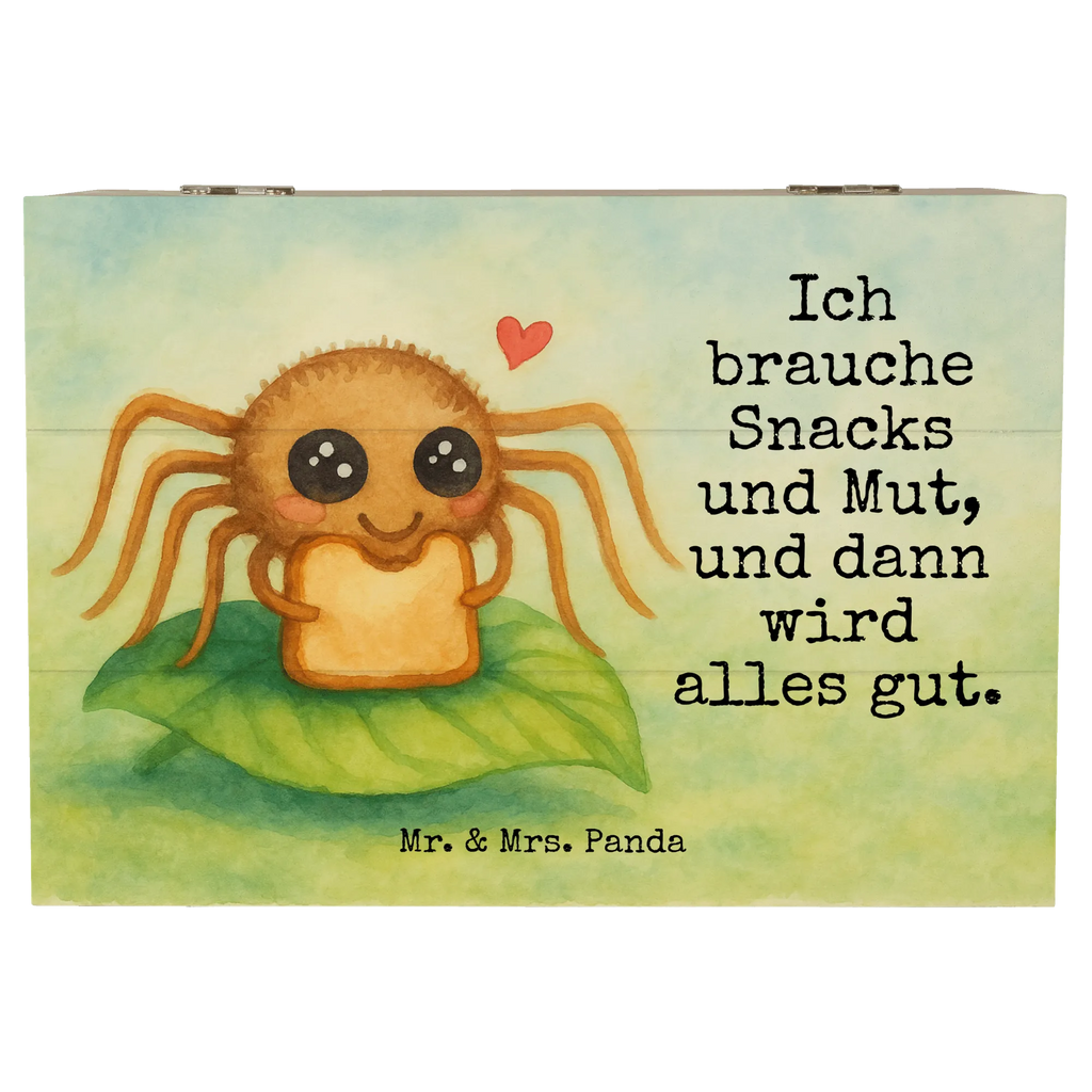 Holzkiste Spinne Agathe Sandwich Design Dekokiste, Schatzkiste, Aufbewahrungsbox, Schatulle, Erinnerungskiste, Geschenkdose, Holzkiste, XXL, Geschenkbox, Kiste, Erinnerungsbox, Truhe, Spinne Agathe, Spinne, Agathe, Videos, Merchandise, Mut, Lebensfreude, Alles wird gut, Hunger, Glück, Verfressen, Hungrig