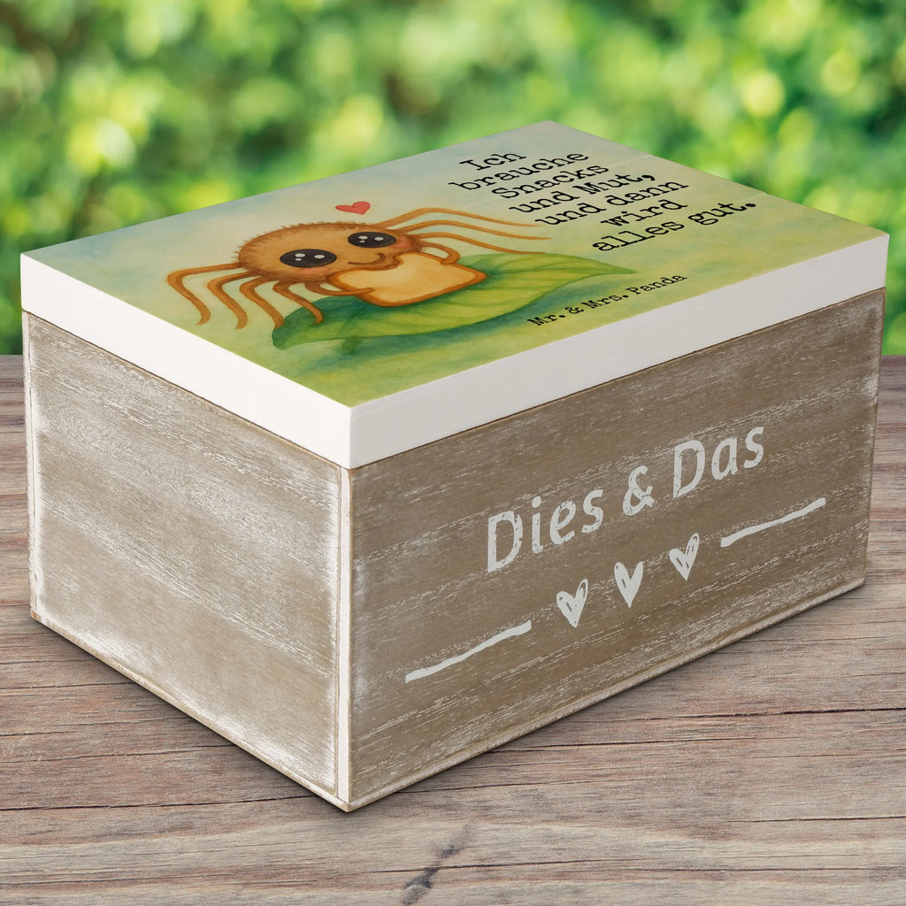 Holzkiste Spinne Agathe Sandwich Design Dekokiste, Schatzkiste, Aufbewahrungsbox, Schatulle, Erinnerungskiste, Geschenkdose, Holzkiste, XXL, Geschenkbox, Kiste, Erinnerungsbox, Truhe, Spinne Agathe, Spinne, Agathe, Videos, Merchandise, Mut, Lebensfreude, Alles wird gut, Hunger, Glück, Verfressen, Hungrig