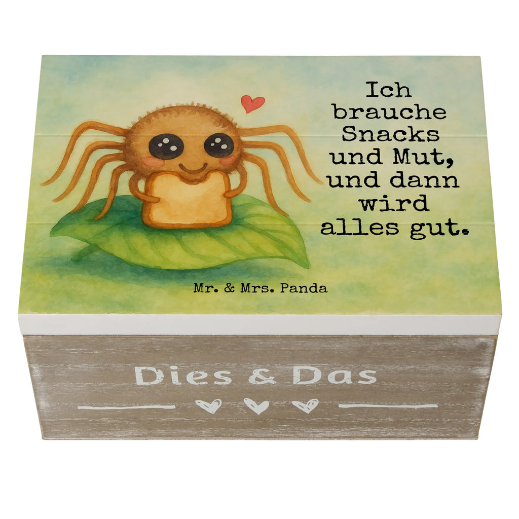 Holzkiste Spinne Agathe Sandwich Design Dekokiste, Schatzkiste, Aufbewahrungsbox, Schatulle, Erinnerungskiste, Geschenkdose, Holzkiste, XXL, Geschenkbox, Kiste, Erinnerungsbox, Truhe, Spinne Agathe, Spinne, Agathe, Videos, Merchandise, Mut, Lebensfreude, Alles wird gut, Hunger, Glück, Verfressen, Hungrig