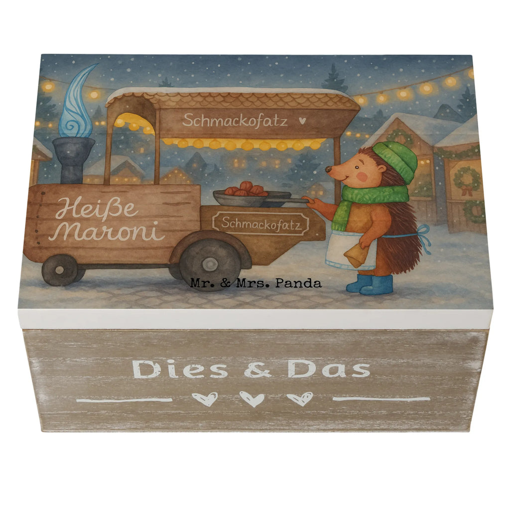 Holzkiste Igel Maronen Design Kiste, Holzkiste, Erinnerungsbox, Geschenkdose, Schatulle, Truhe, Aufbewahrungsbox, Geschenkbox, Schatzkiste, Erinnerungskiste, Dekokiste, XXL, Winter, Weihnachten, Weihnachtsdeko, Nikolaus, Advent, Heiligabend, Wintermotiv, Maronen, Duft, Kastanien, Weihnachtsmarkt
