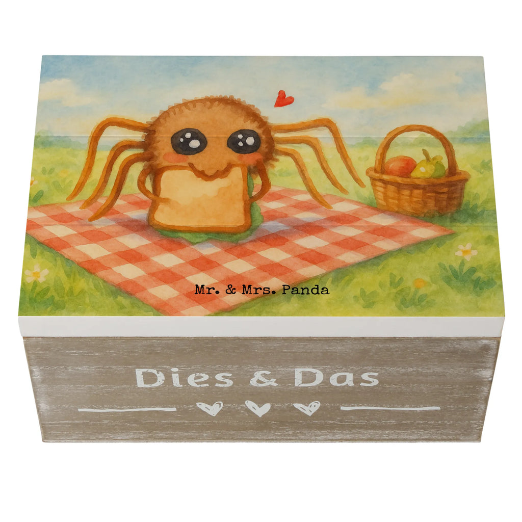 Holzkiste Spinne Agathe Sandwich Design Dekokiste, Schatzkiste, Aufbewahrungsbox, Schatulle, Erinnerungskiste, Geschenkdose, Holzkiste, XXL, Geschenkbox, Kiste, Erinnerungsbox, Truhe, Spinne Agathe, Spinne, Agathe, Videos, Merchandise, Mut, Lebensfreude, Alles wird gut, Hunger, Glück, Verfressen, Hungrig