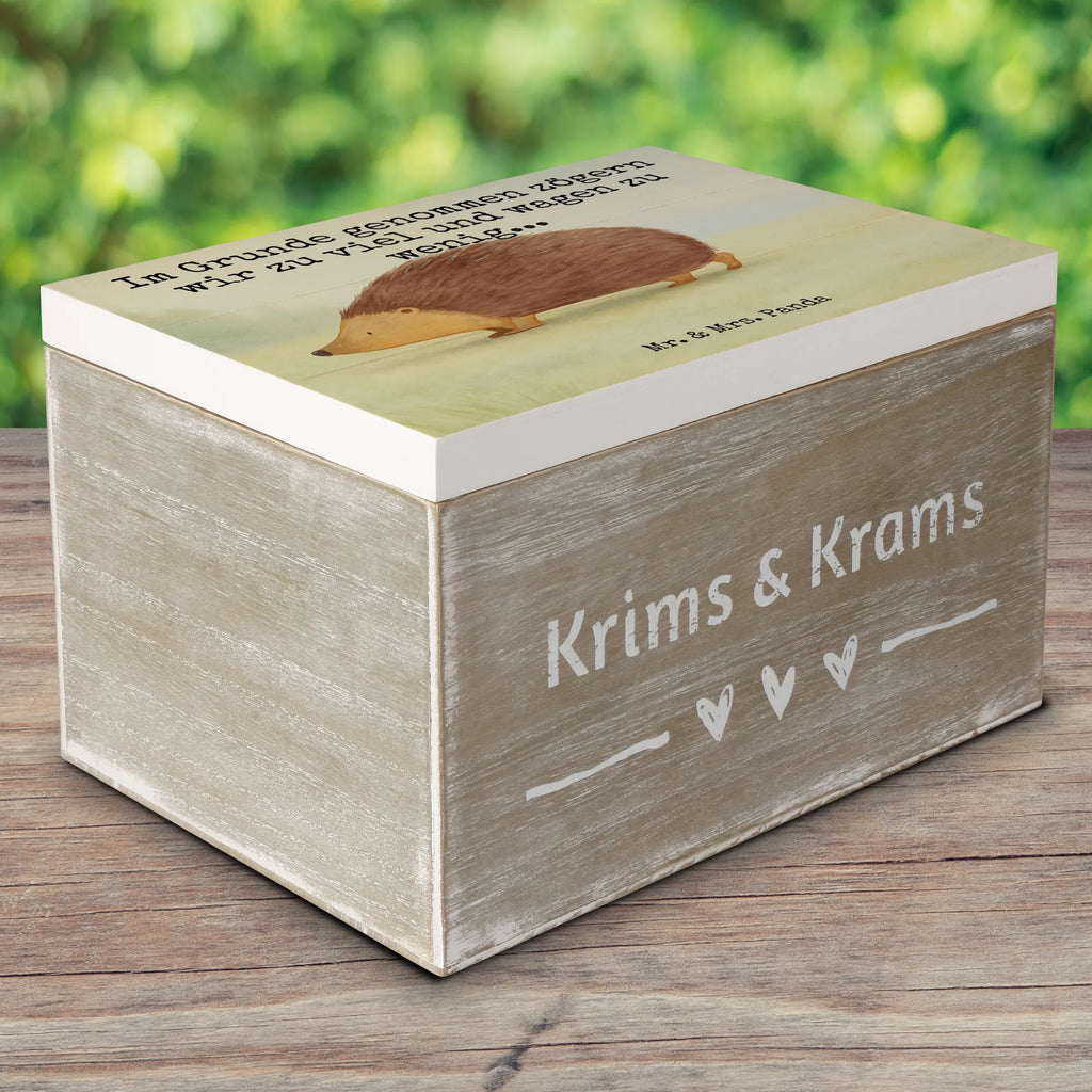 Skrzynia drewniana jeż serca Design Holzkiste, Dekokiste, Erinnerungskiste, Aufbewahrungsbox, Geschenkdose, Geschenkbox, Erinnerungsbox, Kiste, Schatzkiste, XXL, Truhe, Schatulle, Tiermotive, Gute Laune, lustige Sprüche, Tiere, Vertrauen, Igel, Liebe, Kuss, Leben, Herz, Herzen