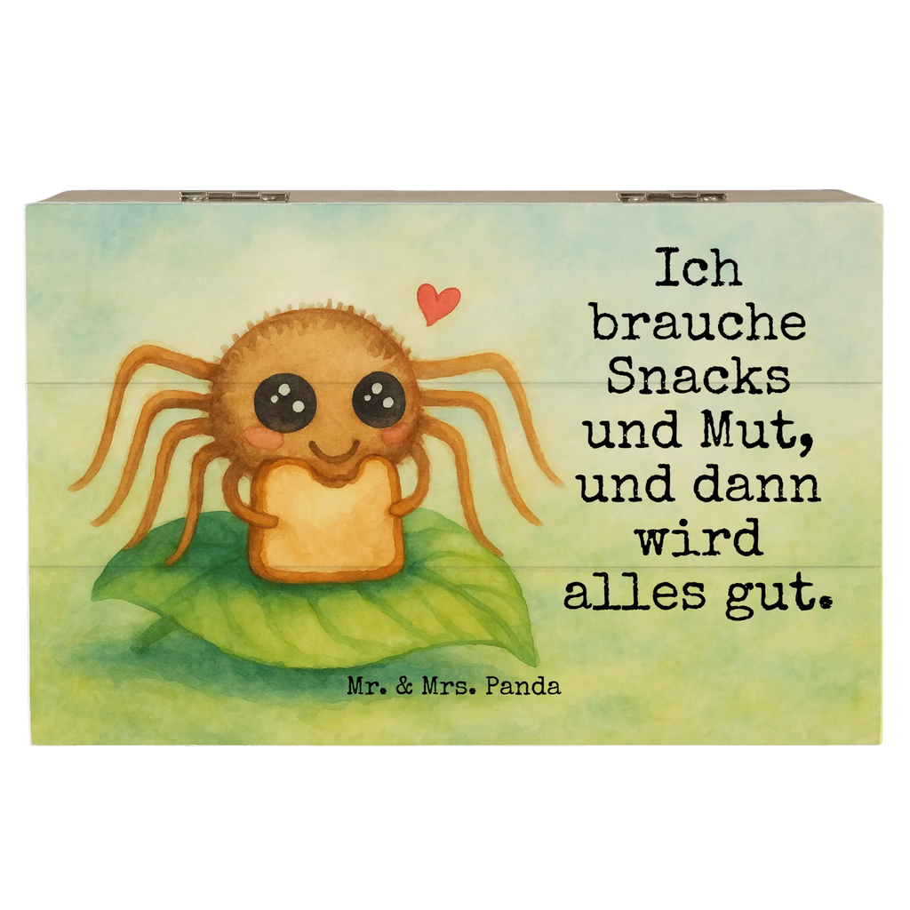 Holzkiste Spinne Agathe Sandwich Design Dekokiste, Schatzkiste, Aufbewahrungsbox, Schatulle, Erinnerungskiste, Geschenkdose, Holzkiste, XXL, Geschenkbox, Kiste, Erinnerungsbox, Truhe, Spinne Agathe, Spinne, Agathe, Videos, Merchandise, Mut, Lebensfreude, Alles wird gut, Hunger, Glück, Verfressen, Hungrig