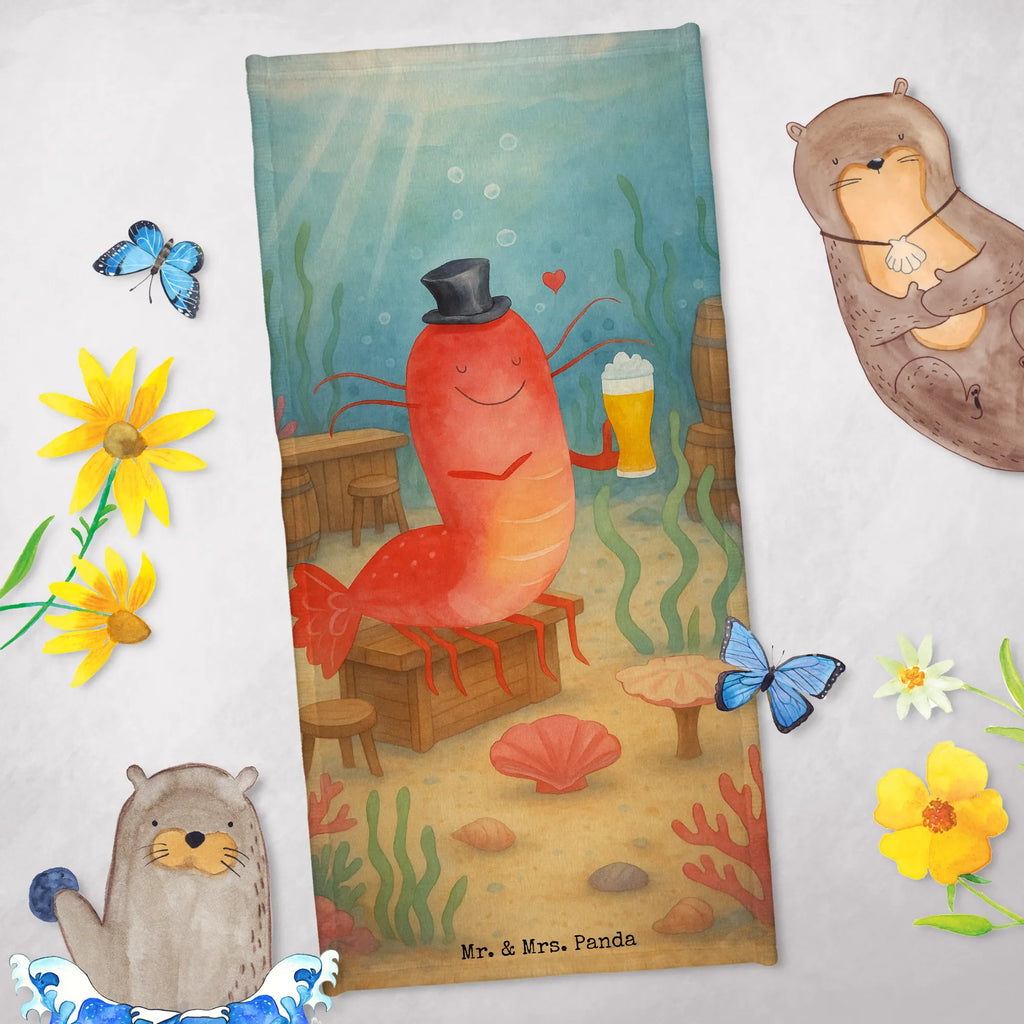 Badehandtuch Hummer Weizen Design Kinder Handtuch, Saunatuch, Badetuch, Strandtuch, Duschtuch, Meerestiere, Meer, Urlaub, Kneipe, Gasthaus, Männerhaushalt, Garnele, Bier, Wirtschaft, Junggeselle, Bierliebhaber, Kochen, Junggesellin, Garnelen