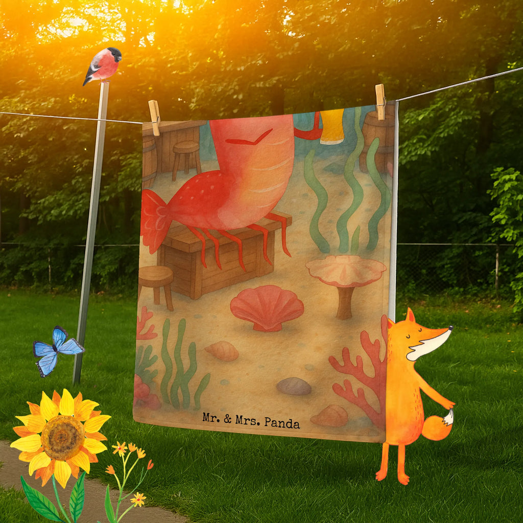 Badehandtuch Hummer Weizen Design Kinder Handtuch, Saunatuch, Badetuch, Strandtuch, Duschtuch, Meerestiere, Meer, Urlaub, Kneipe, Gasthaus, Männerhaushalt, Garnele, Bier, Wirtschaft, Junggeselle, Bierliebhaber, Kochen, Junggesellin, Garnelen