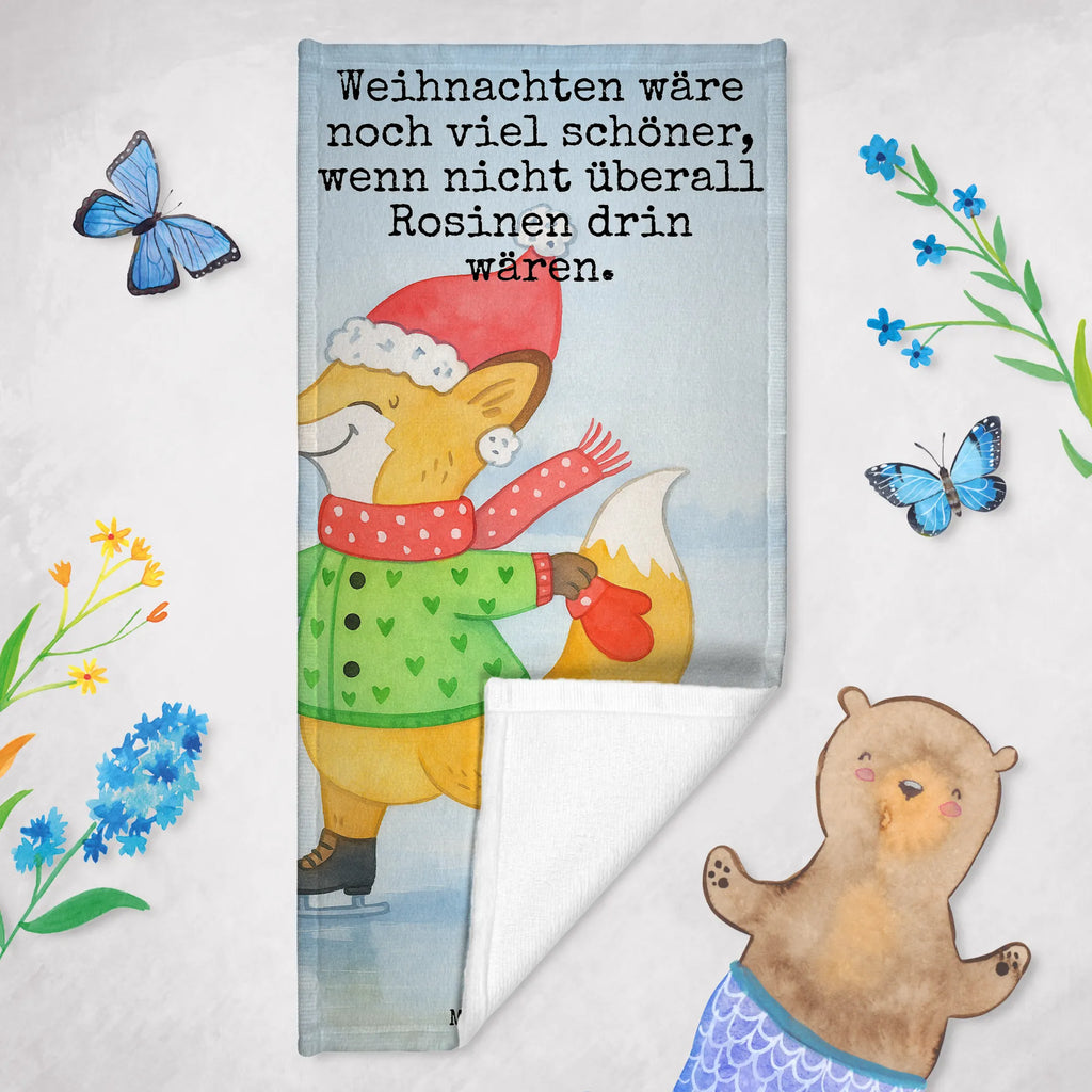 Badehandtuch Fuchs  Schlittschuhe Design Kinder Handtuch, Badetuch, Strandtuch, Saunatuch, Duschtuch, Winter, Weihnachten, Weihnachtsdeko, Nikolaus, Advent, Heiligabend, Wintermotiv, Weihnachtszeit, Weihnachtsmann, Tannenbaum, Weihnachtstage, Weihnachtsbaum
