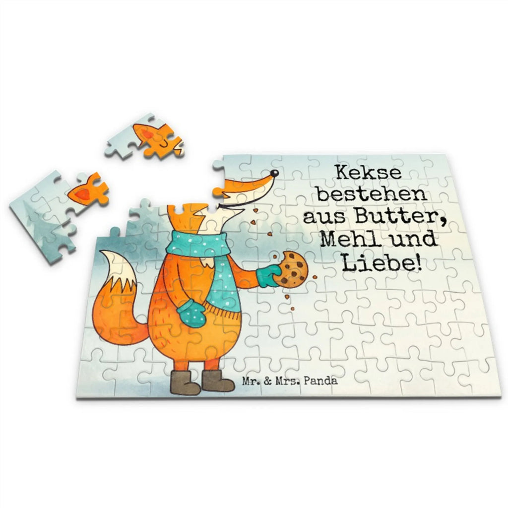 Puzzle Fuchs Keks Design Puzzle, Fuchs, Füchse, Liebe, Küche Deko, Backen Spruch, Kekse, Weihnachtszeit, Winter, Plätzchen