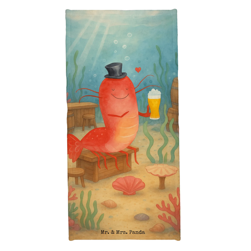 Badehandtuch Hummer Weizen Design Kinder Handtuch, Saunatuch, Badetuch, Strandtuch, Duschtuch, Meerestiere, Meer, Urlaub, Kneipe, Gasthaus, Männerhaushalt, Garnele, Bier, Wirtschaft, Junggeselle, Bierliebhaber, Kochen, Junggesellin, Garnelen