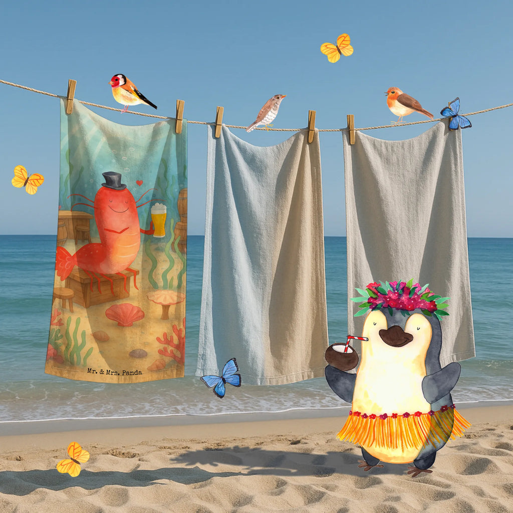 Badehandtuch Hummer Weizen Design Kinder Handtuch, Saunatuch, Badetuch, Strandtuch, Duschtuch, Meerestiere, Meer, Urlaub, Kneipe, Gasthaus, Männerhaushalt, Garnele, Bier, Wirtschaft, Junggeselle, Bierliebhaber, Kochen, Junggesellin, Garnelen