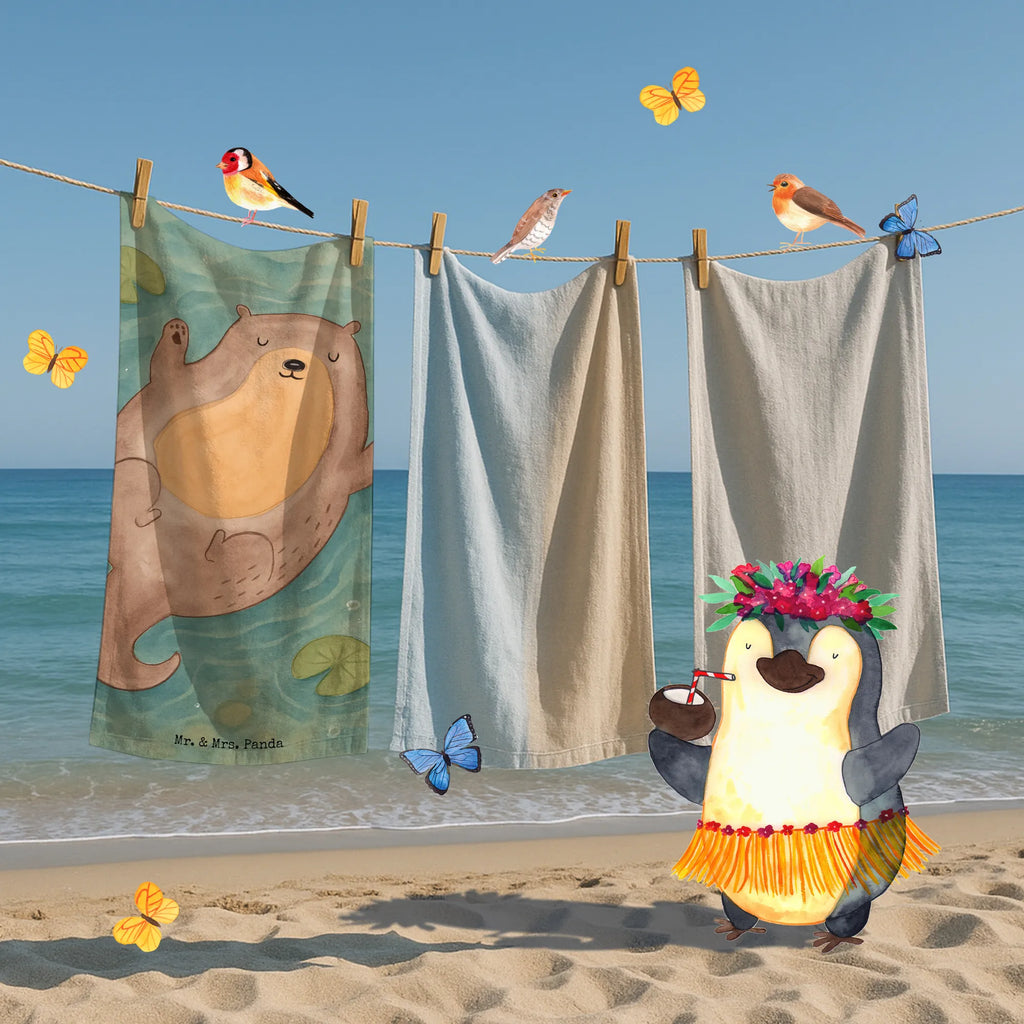 Badehandtuch Otter Umarmen Design Strandtuch, Kinder Handtuch, Badetuch, Duschtuch, Saunatuch, Otter, Fischotter, Seeotter, Otter Seeotter See Otter