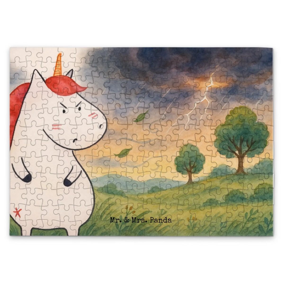 Puzzle Einhorn Wut Design Geduldspiel, Puzzlespiel, 500 Teile Puzzle, Puzzle, 1000 Teile Puzzle, 2000 Teile Puzzle, 1500 Teile Puzzle, 300 Teile Puzzle, Legespiel, Einhörner, Einhorn, Unicorn, Einhorn Deko, Arbeit, Lustig, Geschenk, Lustlos, Nein, Ansage, Spaß, Dumme Fragen, wütend, Realität, Büro