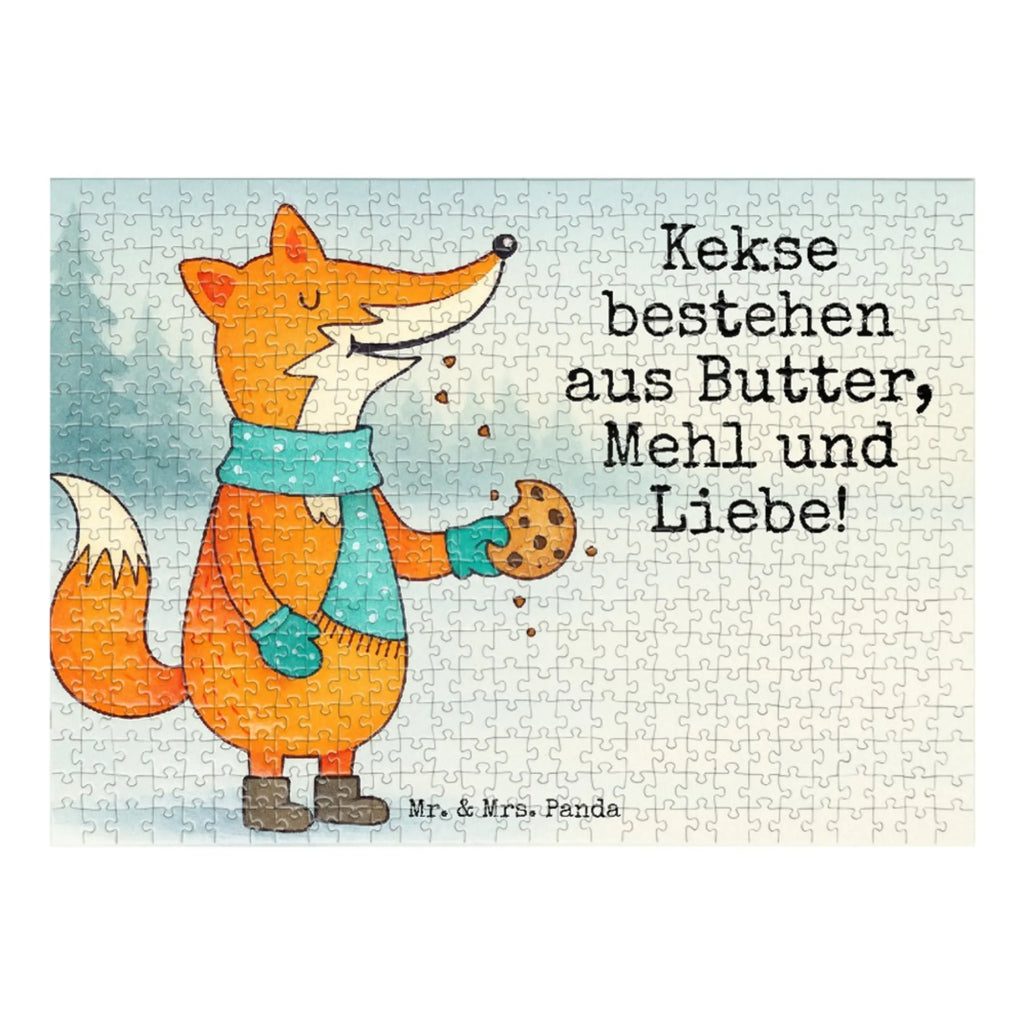 Puzzle Fuchs Keks Design Puzzle, Fuchs, Füchse, Liebe, Küche Deko, Backen Spruch, Kekse, Weihnachtszeit, Winter, Plätzchen